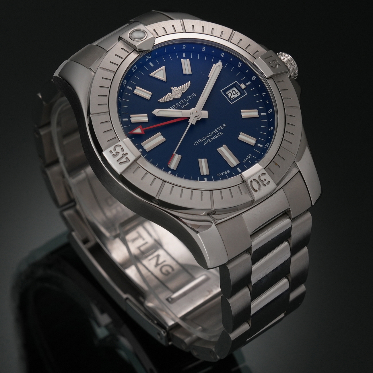 BREITLING(USED)어벤저 GMT A32395101