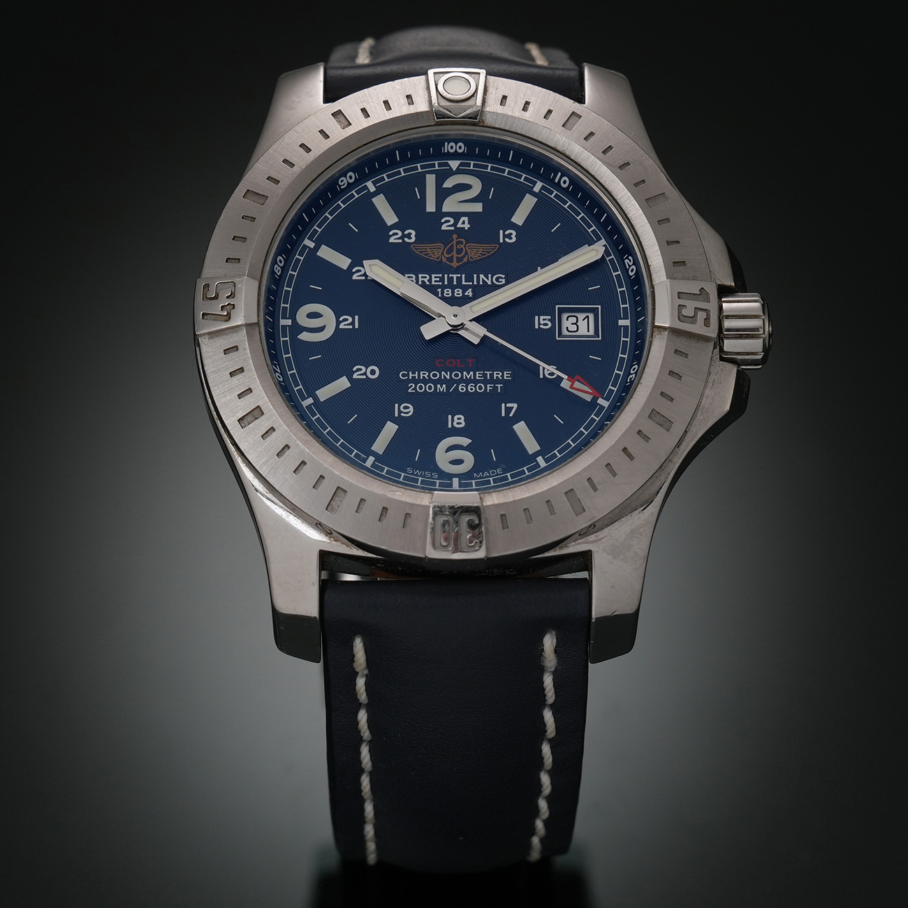BREITLING(USED)브라이틀링 콜트 스틸 쿼츠 A74388
