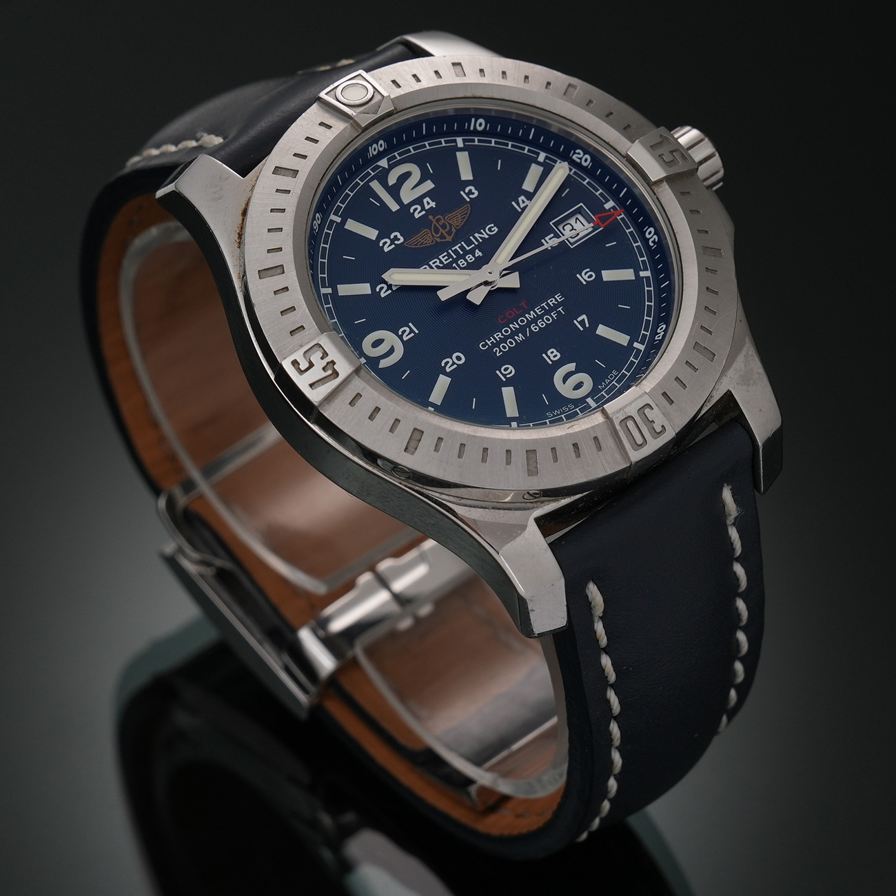 BREITLING(USED)브라이틀링 콜트 스틸 쿼츠 A74388