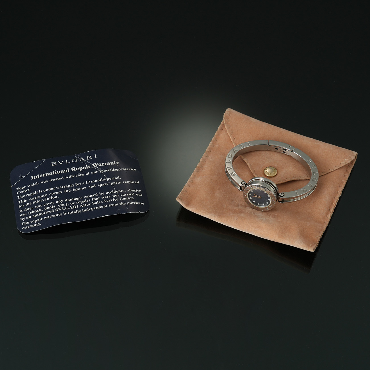 BVLGARI(USED)불가리 BZ22S 비제로원 스틸 쿼츠 자개