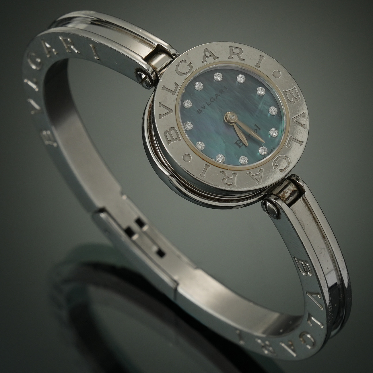 BVLGARI(USED)불가리 BZ22S 비제로원 스틸 쿼츠 자개