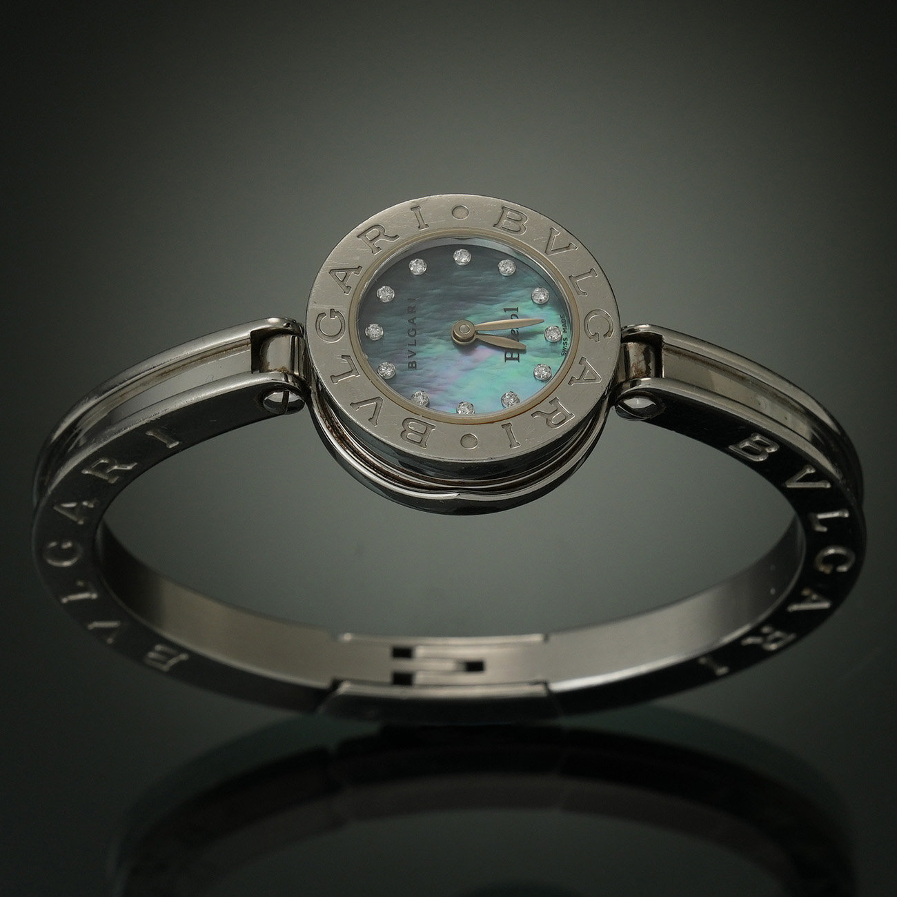 BVLGARI(USED)불가리 BZ22S 비제로원 스틸 쿼츠 자개