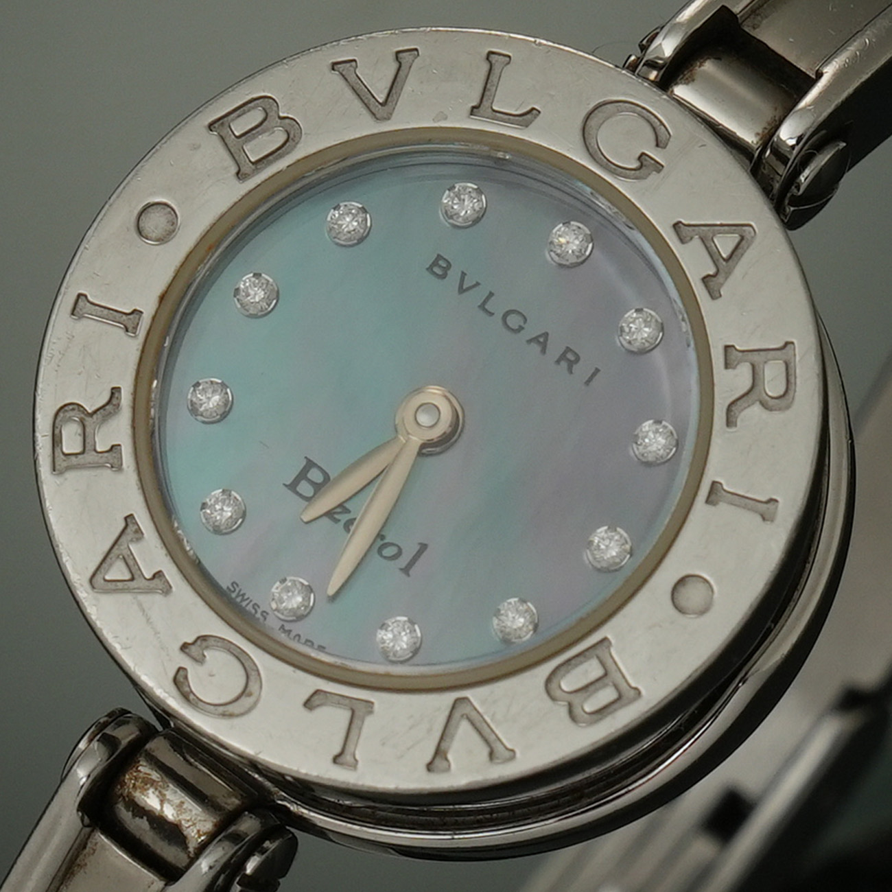 BVLGARI(USED)불가리 BZ22S 비제로원 스틸 쿼츠 자개