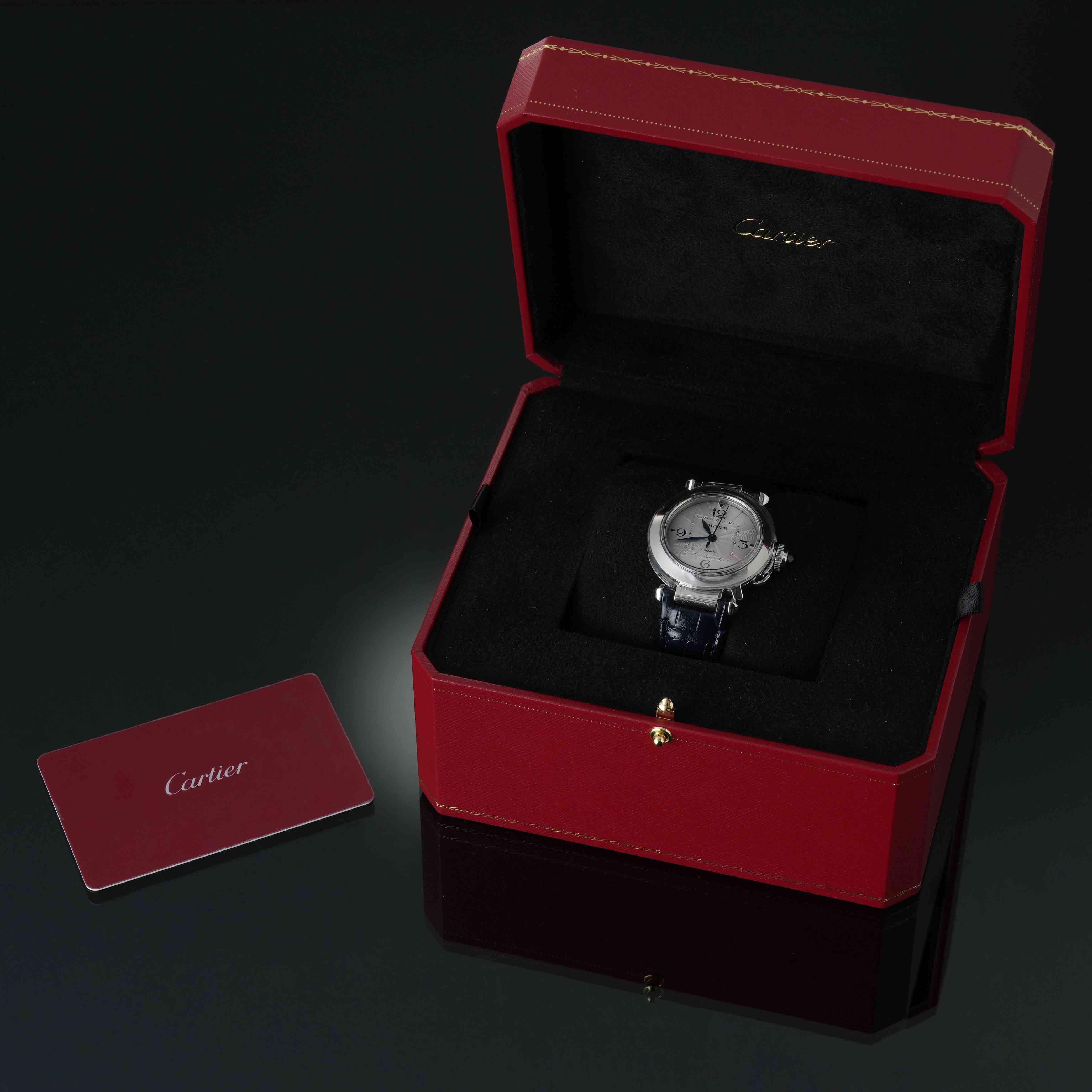 CARTIER(USED)까르띠에 파샤 스틸 워치 WSPA0012