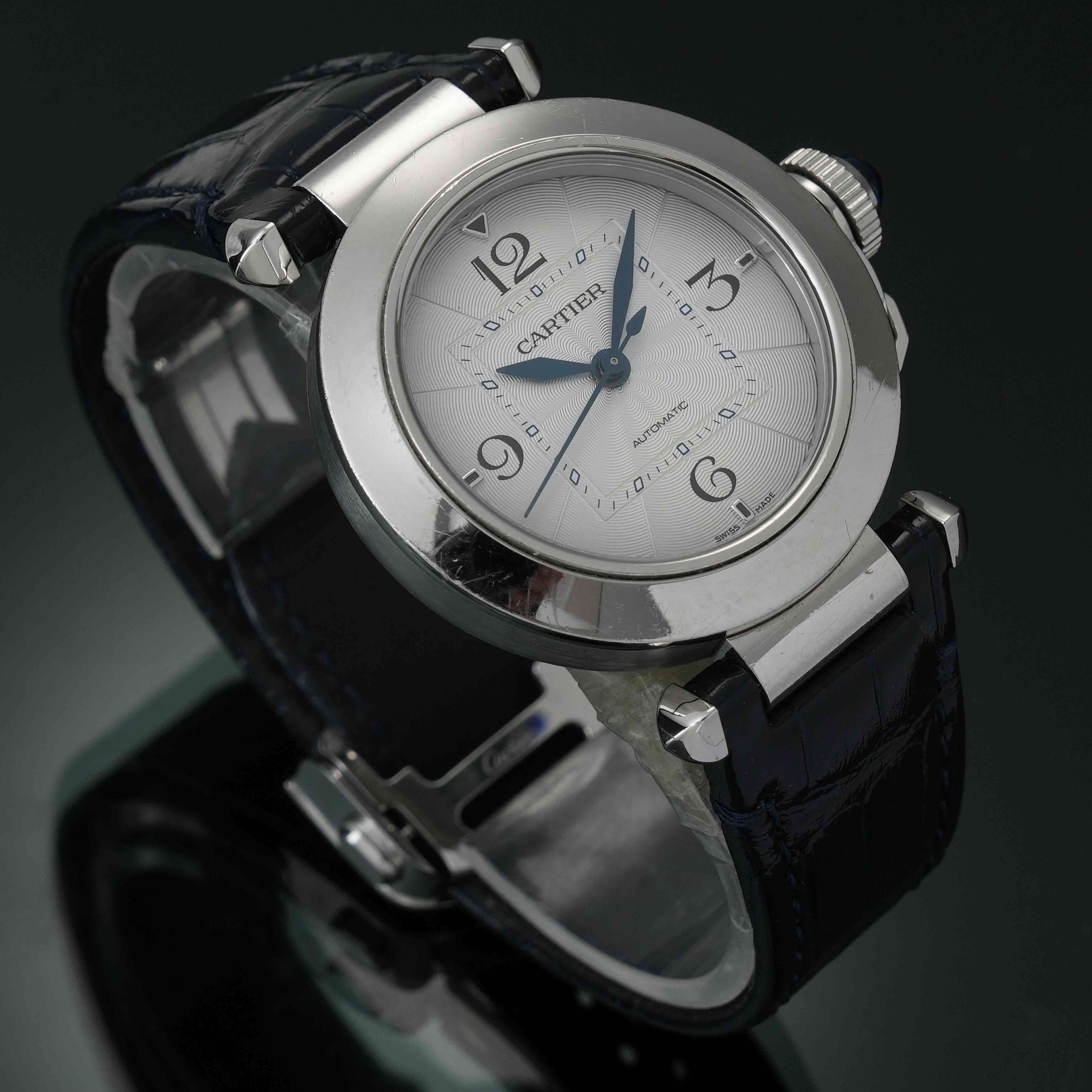 CARTIER(USED)까르띠에 파샤 스틸 워치 WSPA0012