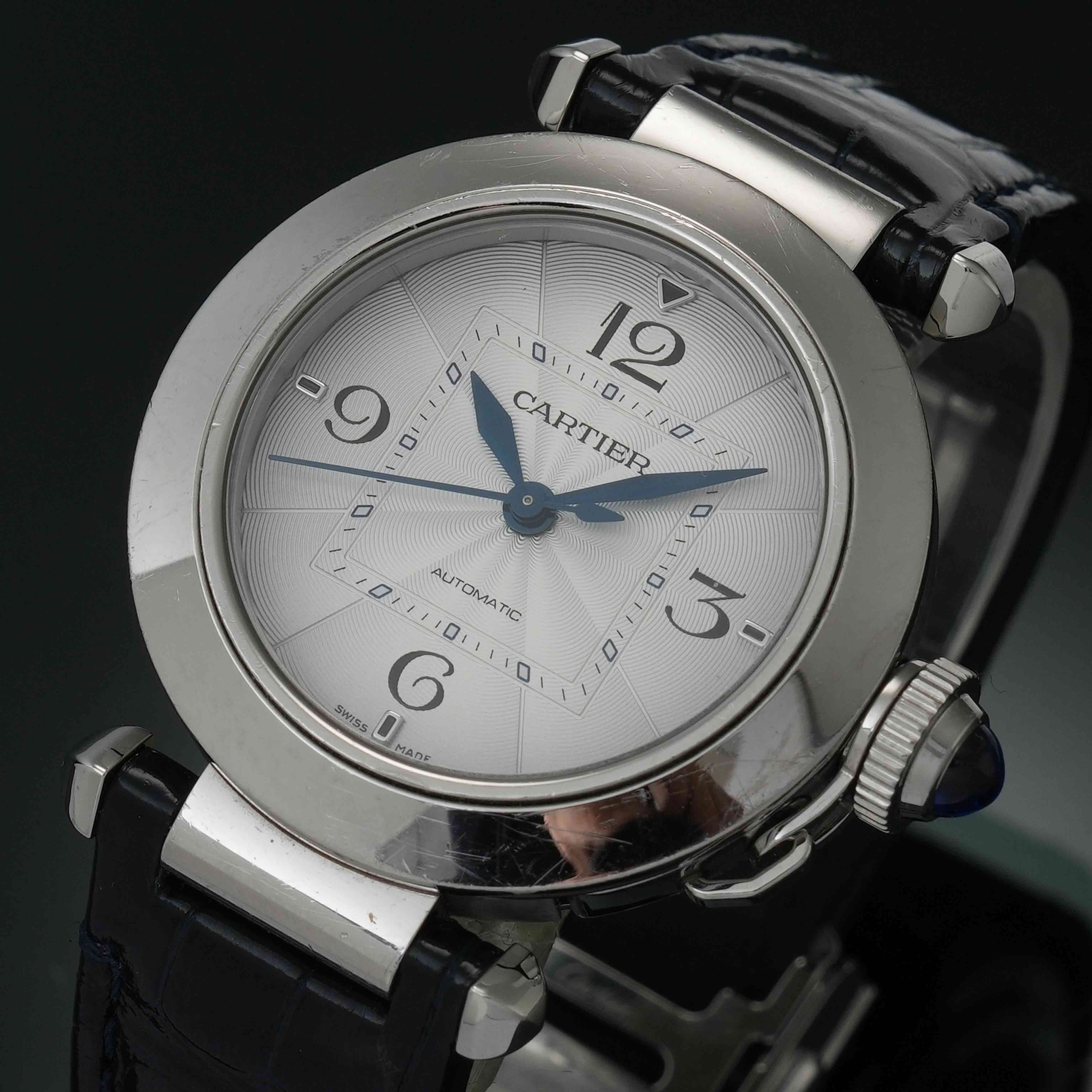 CARTIER(USED)까르띠에 파샤 스틸 워치 WSPA0012