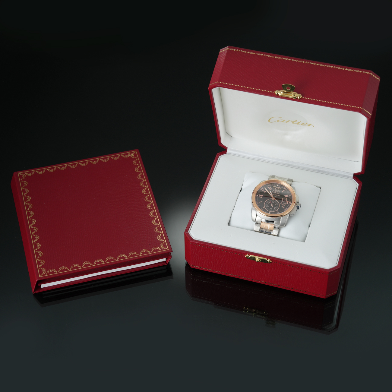 CARTIER(USED)까르띠에 칼리브 드 까르띠에 콤비