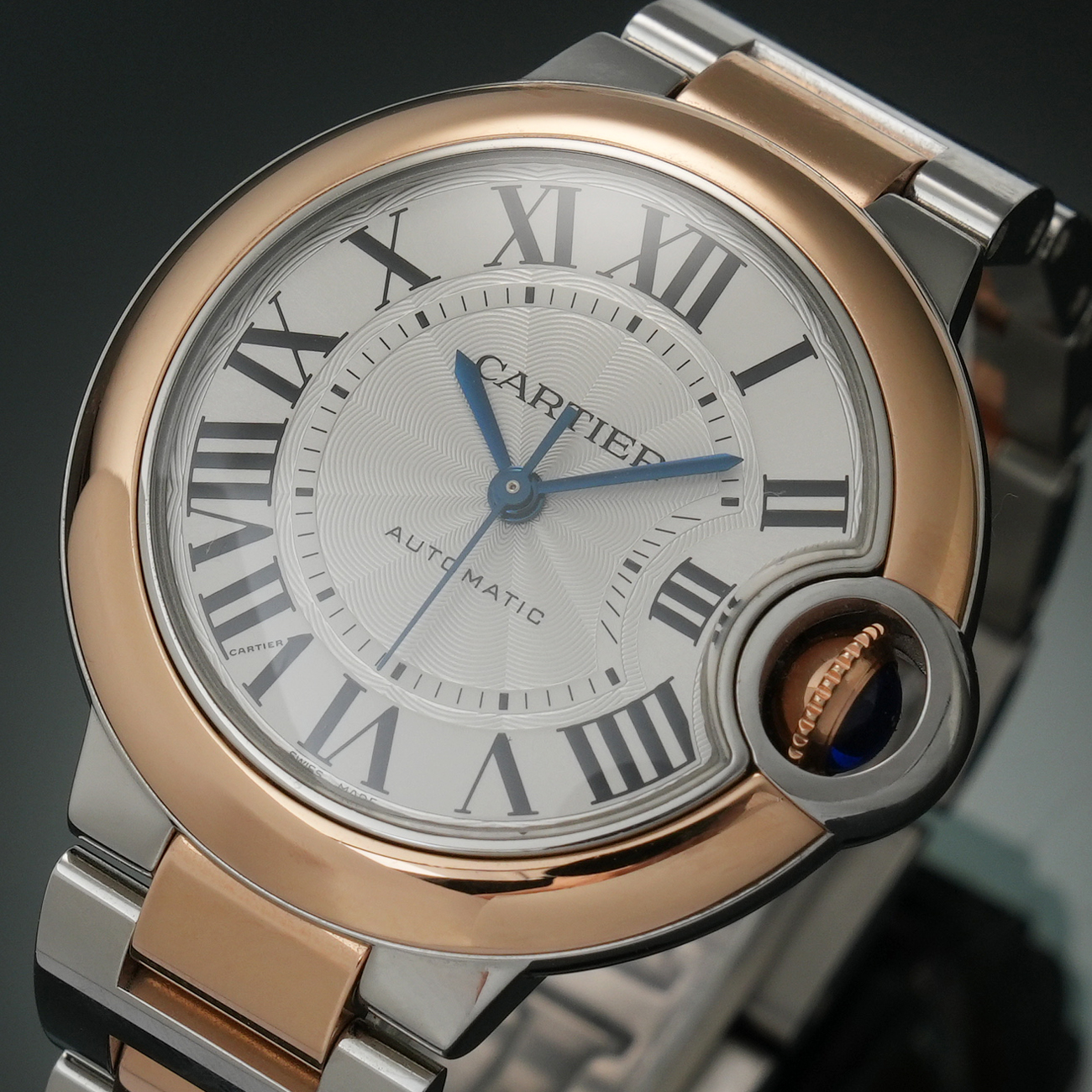 CARTIER(USED)까르띠에 발롱 블루 33MM W2BB0032