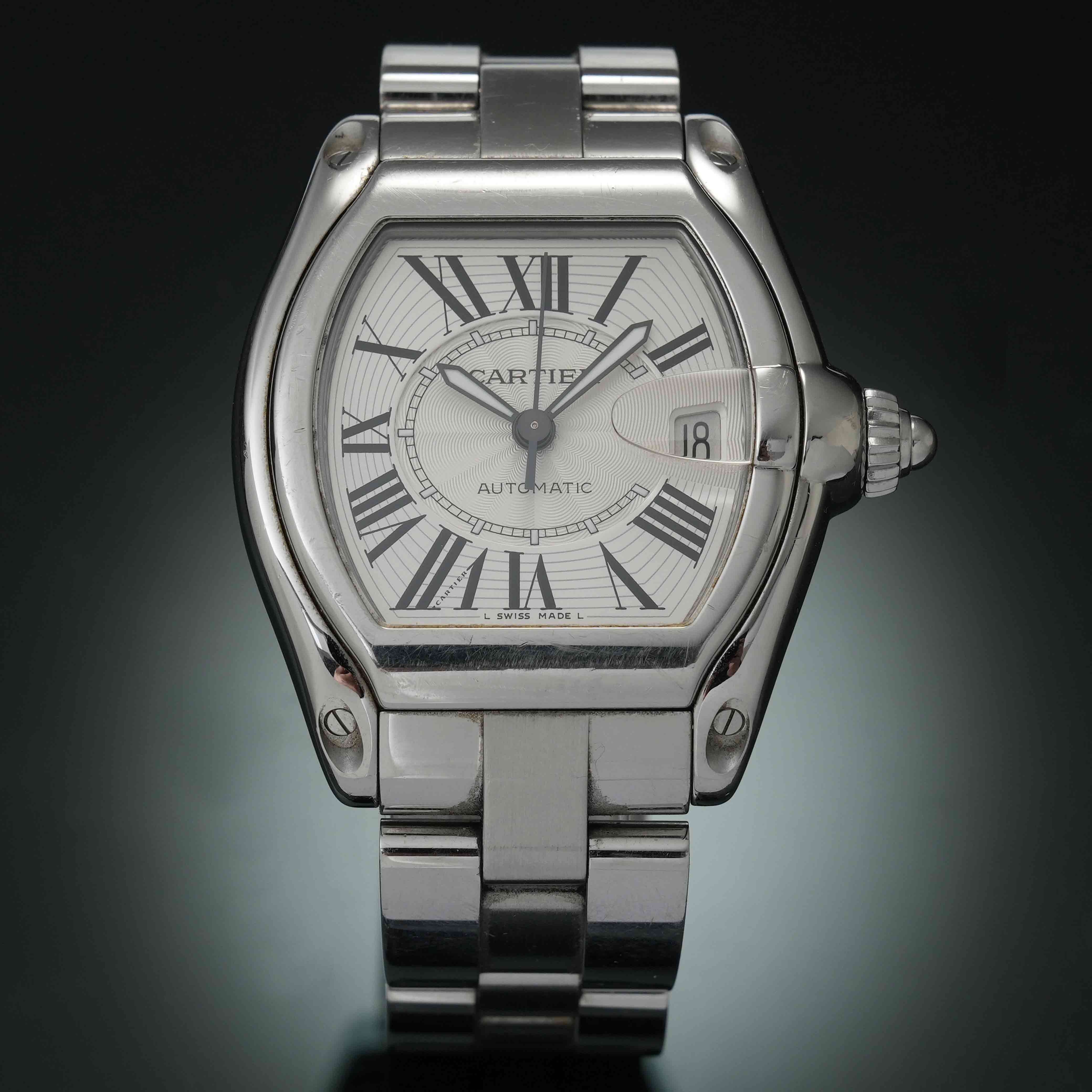 CARTIER(USED)까르띠에 로드스터 스틸 라지