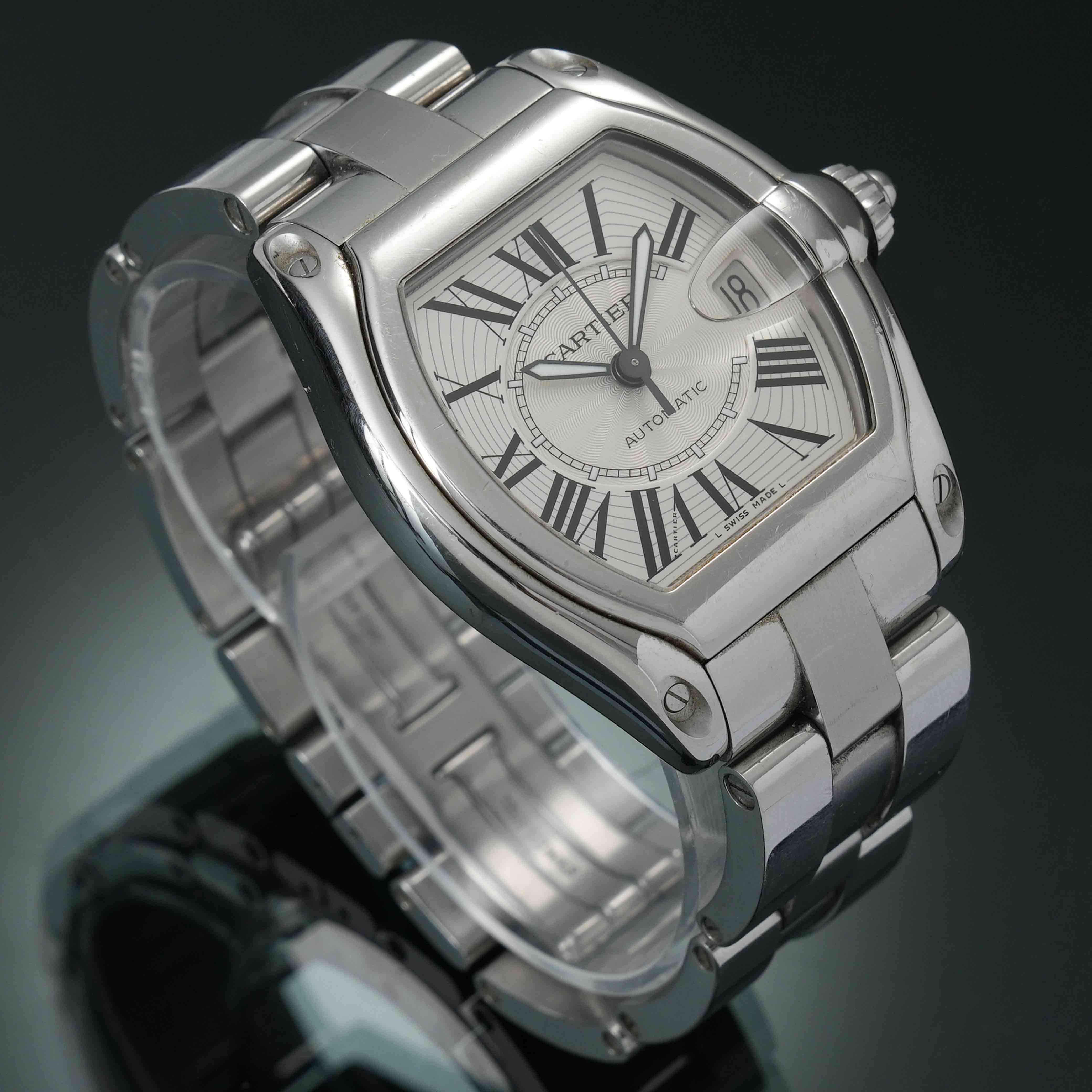 CARTIER(USED)까르띠에 로드스터 스틸 라지