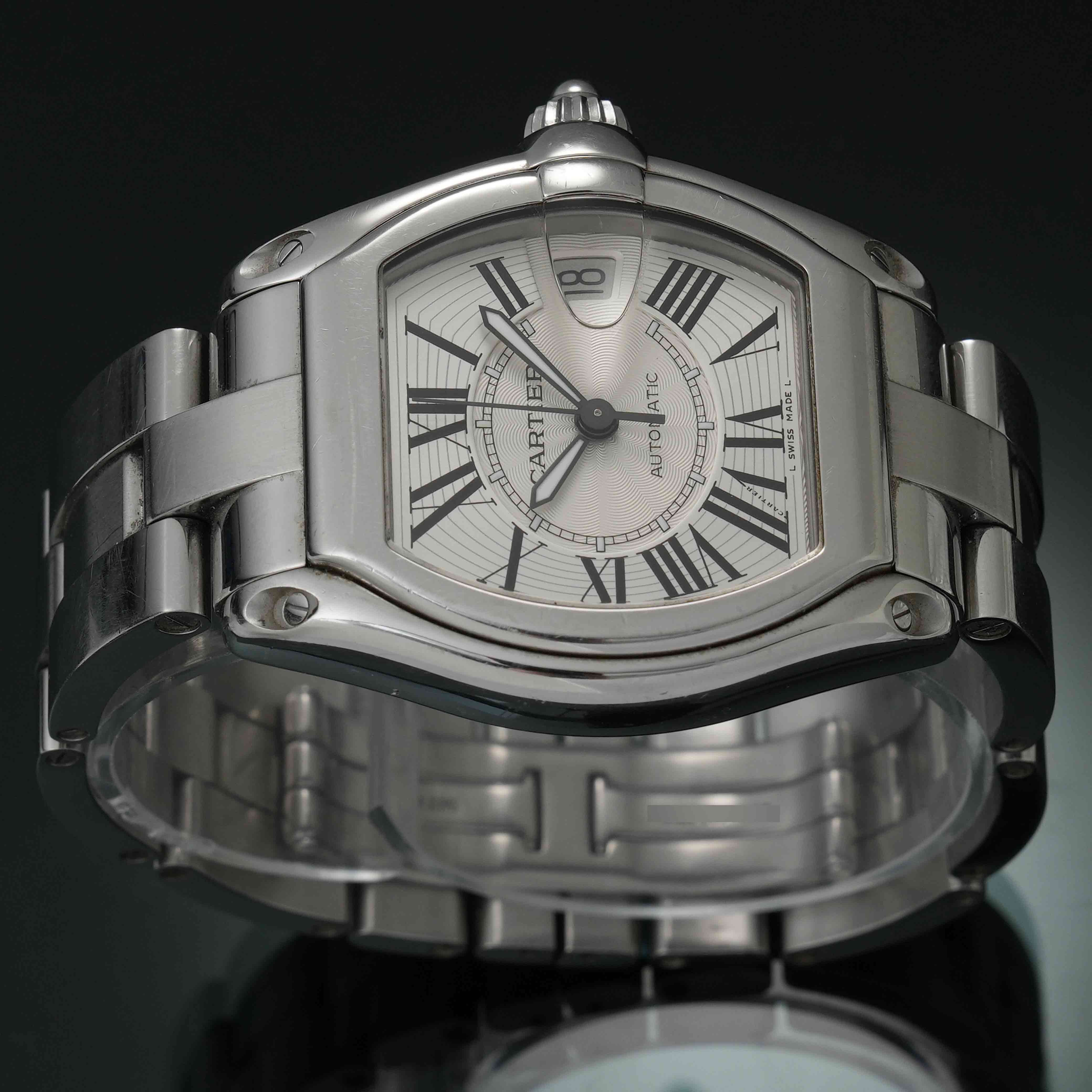 CARTIER(USED)까르띠에 로드스터 스틸 라지