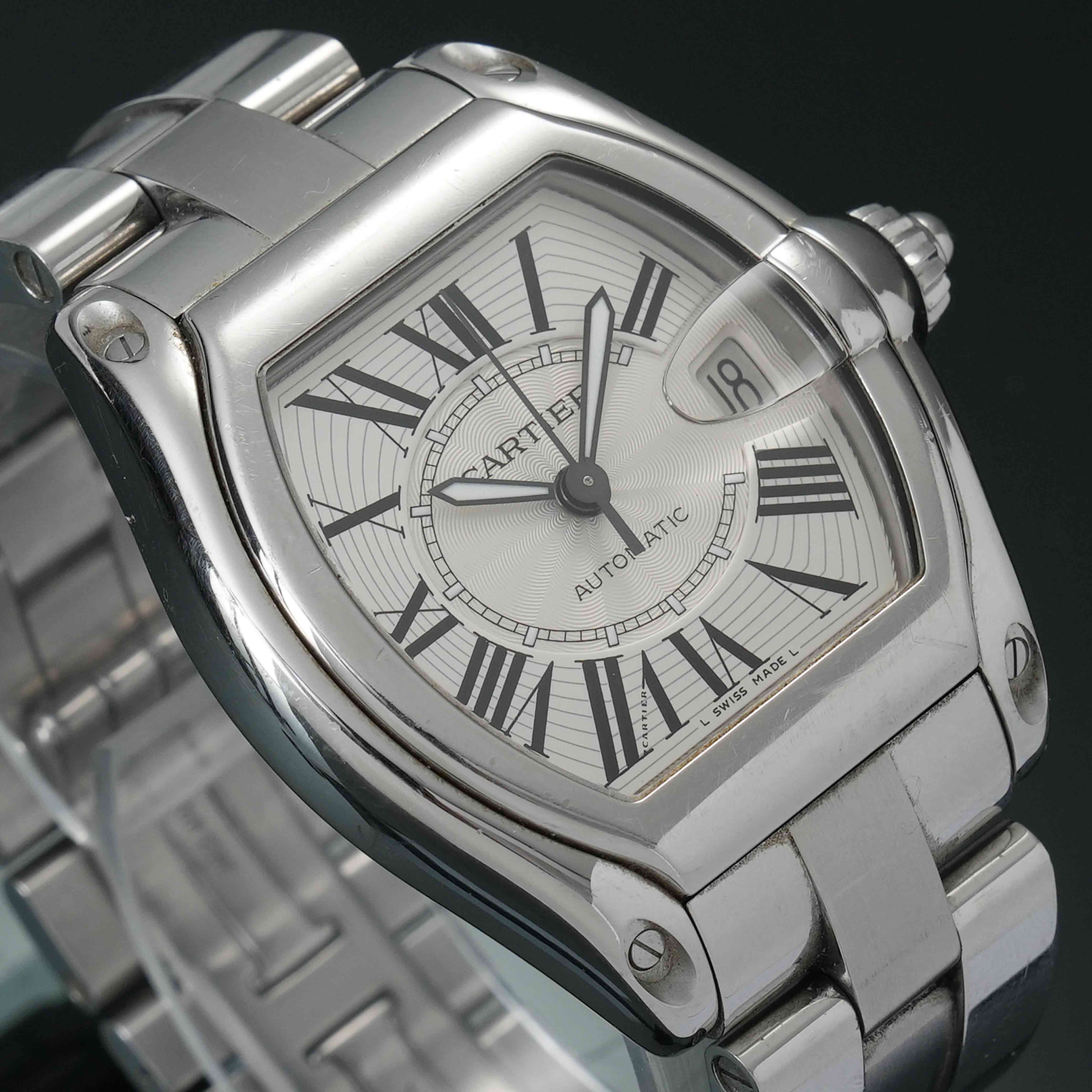CARTIER(USED)까르띠에 로드스터 스틸 라지