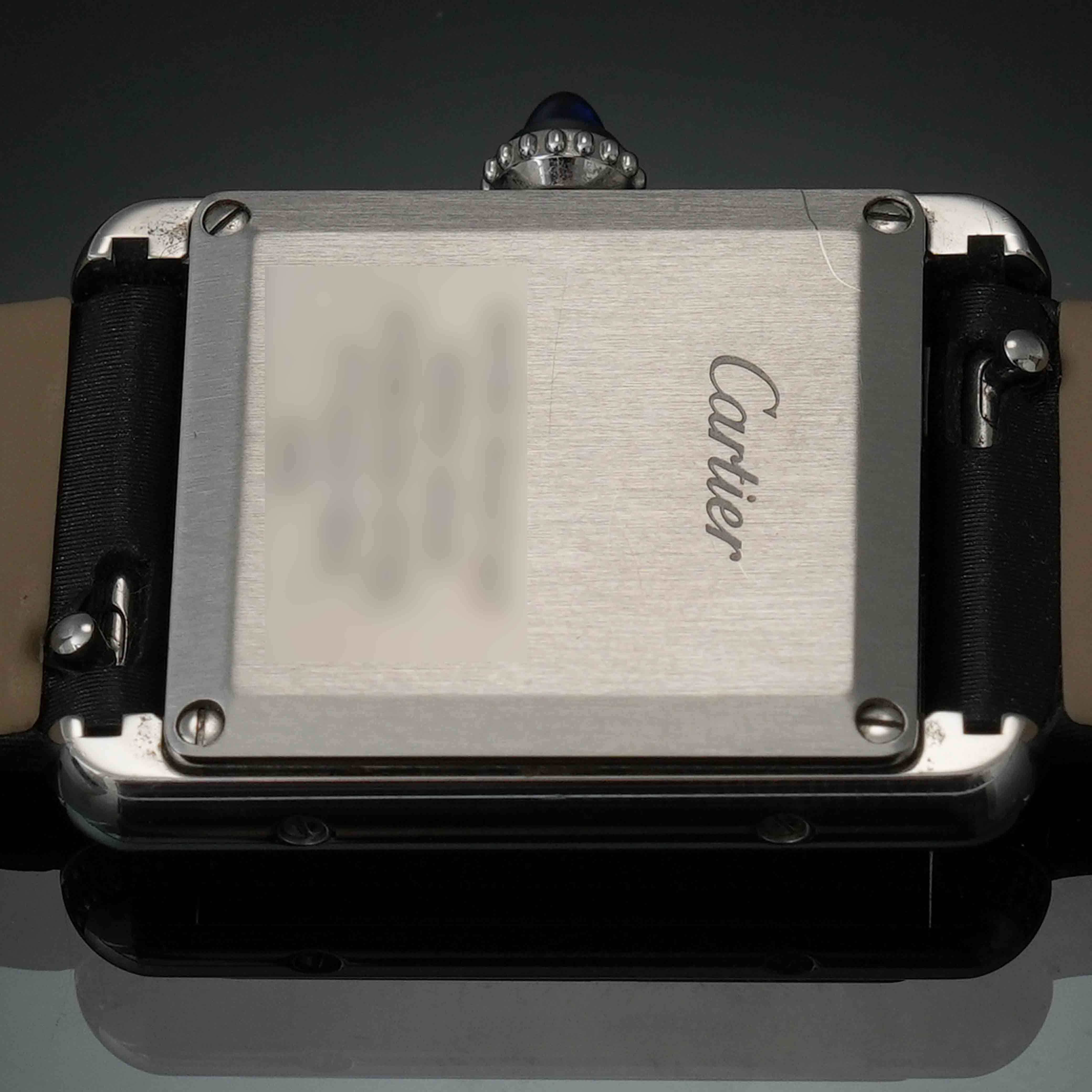 CARTIER(USED)까르띠에 탱크 머스트 스몰 다이아베젤 W4TA0016