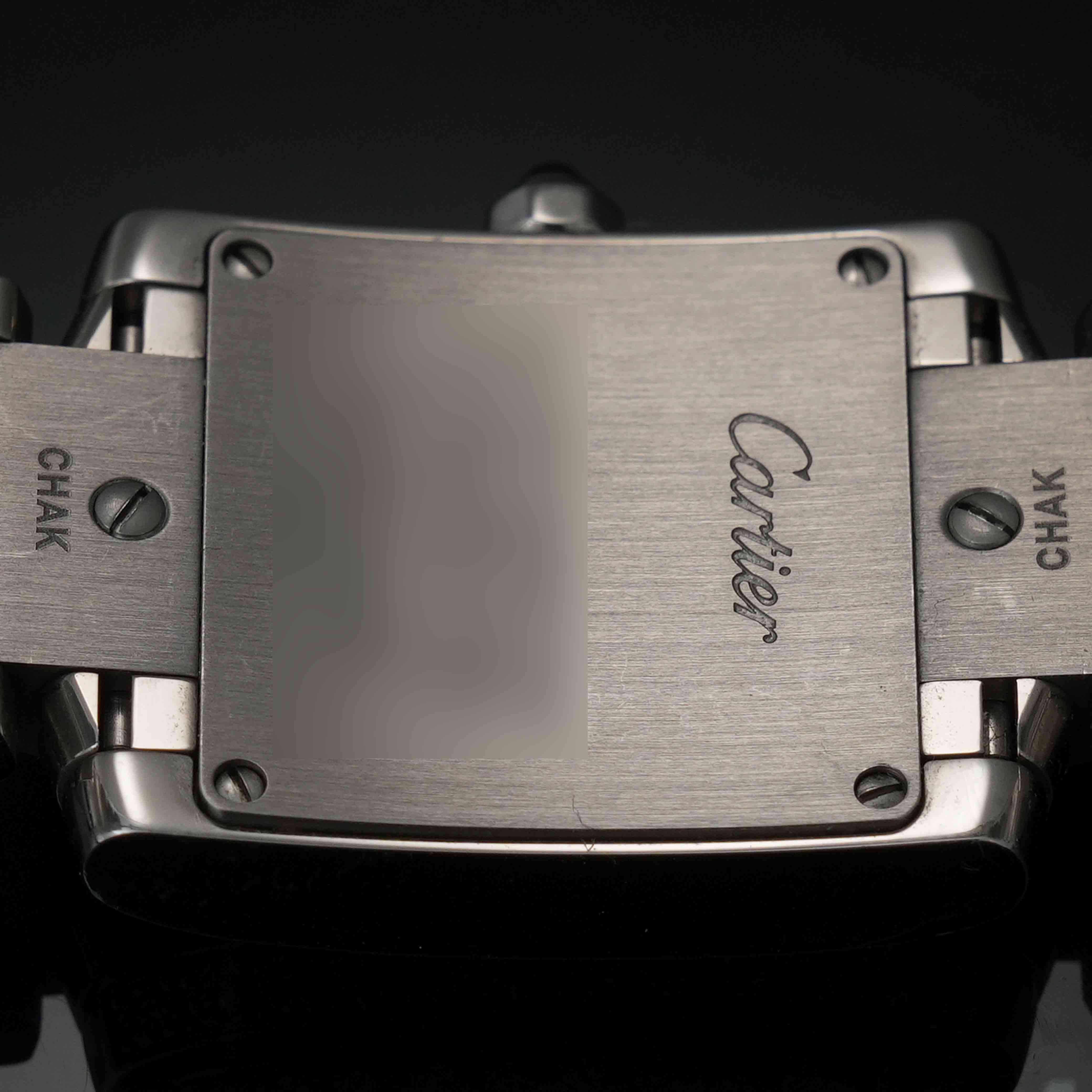CARTIER(USED)까르띠에 탱크 프랑세즈 스몰 다이아 베젤 W4TA0008