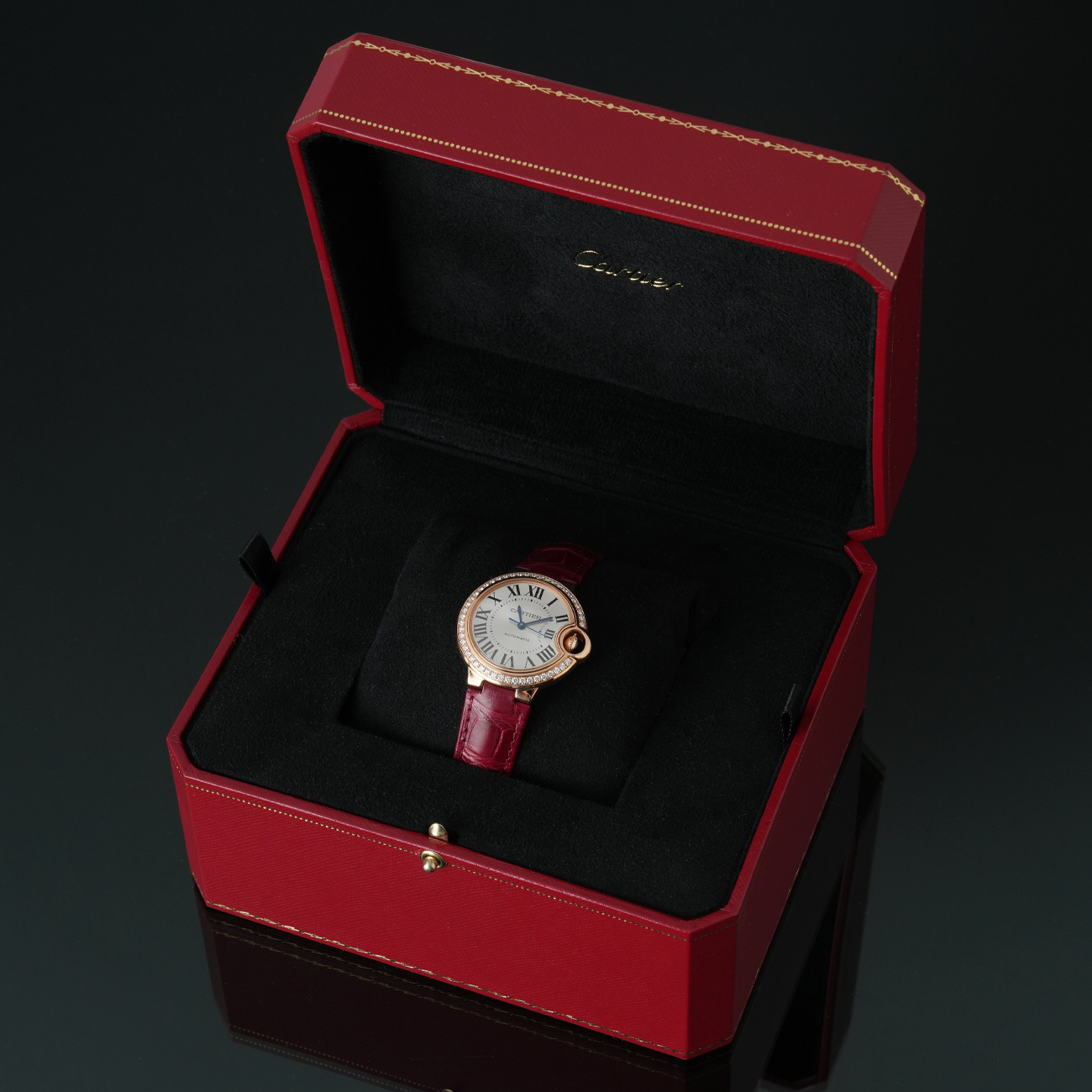 CARTIER(USED)까르띠에 발롱 블루 다이아베젤 WJBB0033