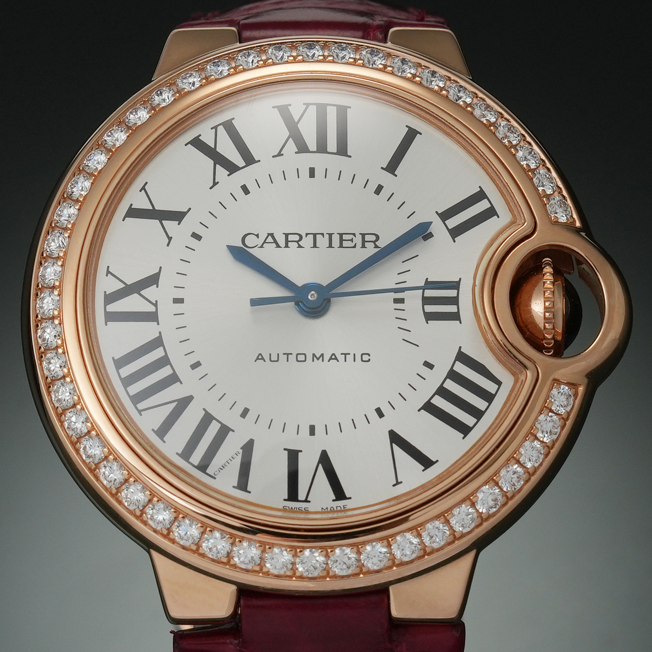 CARTIER(USED)까르띠에 발롱 블루 다이아베젤 WJBB0033