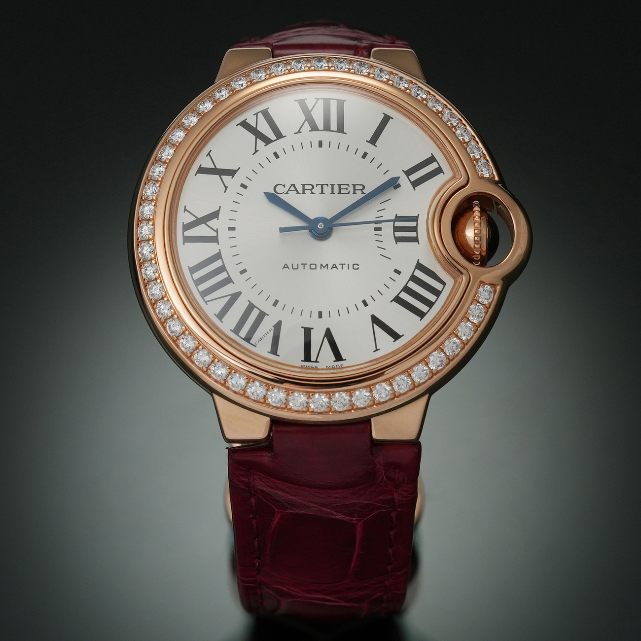 CARTIER(USED)까르띠에 발롱 블루 다이아베젤 WJBB0033