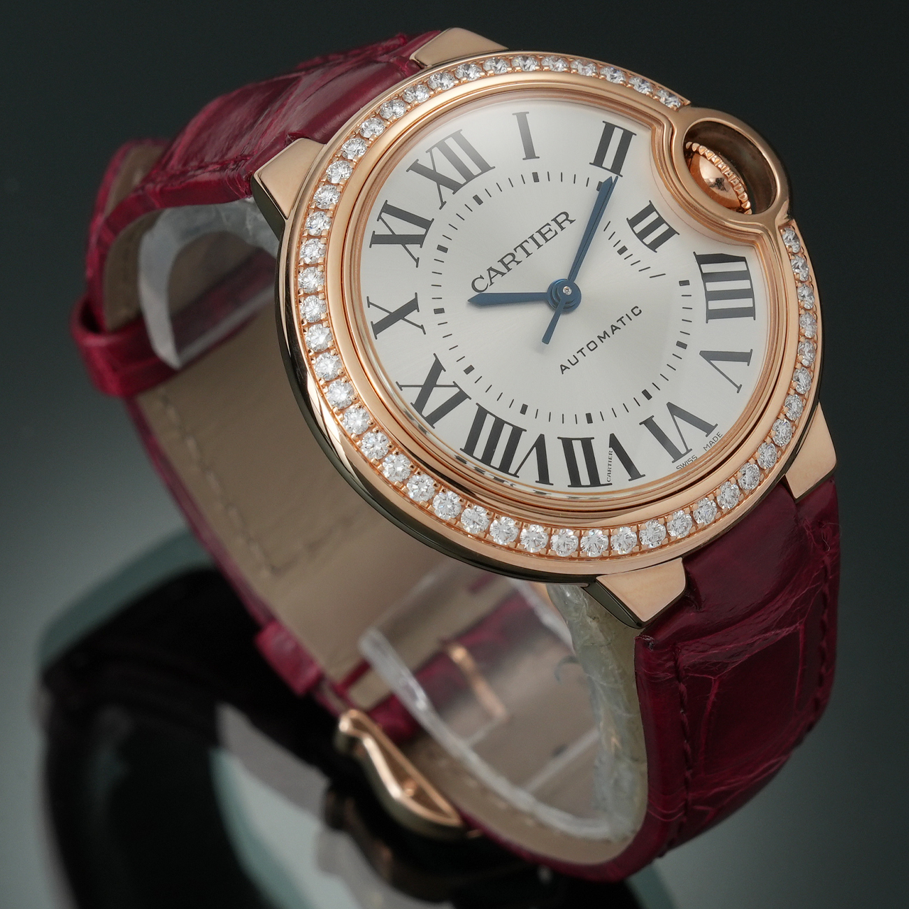 CARTIER(USED)까르띠에 발롱 블루 다이아베젤 WJBB0033