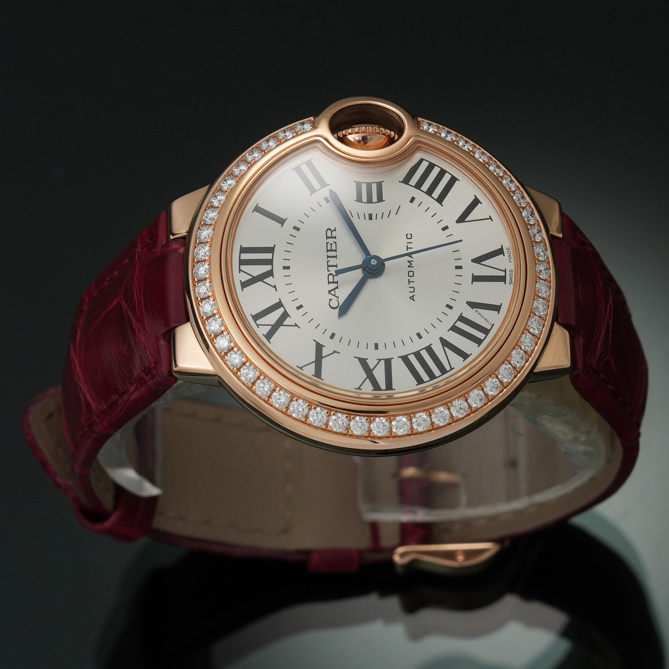CARTIER(USED)까르띠에 발롱 블루 다이아베젤 WJBB0033