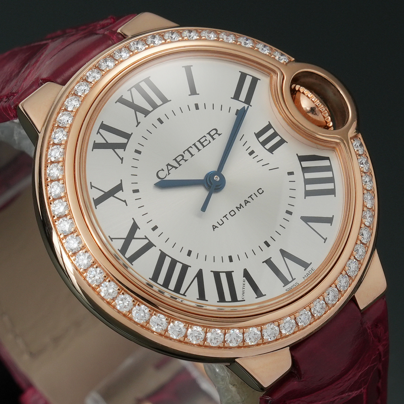 CARTIER(USED)까르띠에 발롱 블루 다이아베젤 WJBB0033