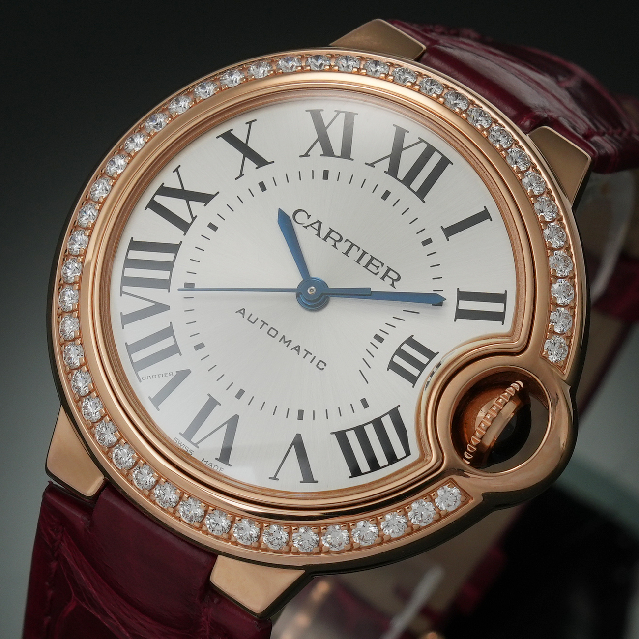 CARTIER(USED)까르띠에 발롱 블루 다이아베젤 WJBB0033
