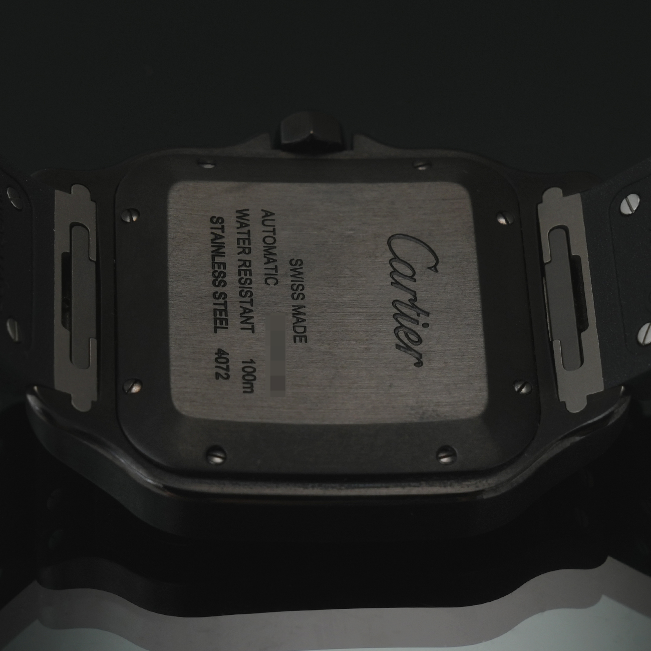 CARTIER(USED)까르띠에 산토스 블랙 라지 WSSA0039