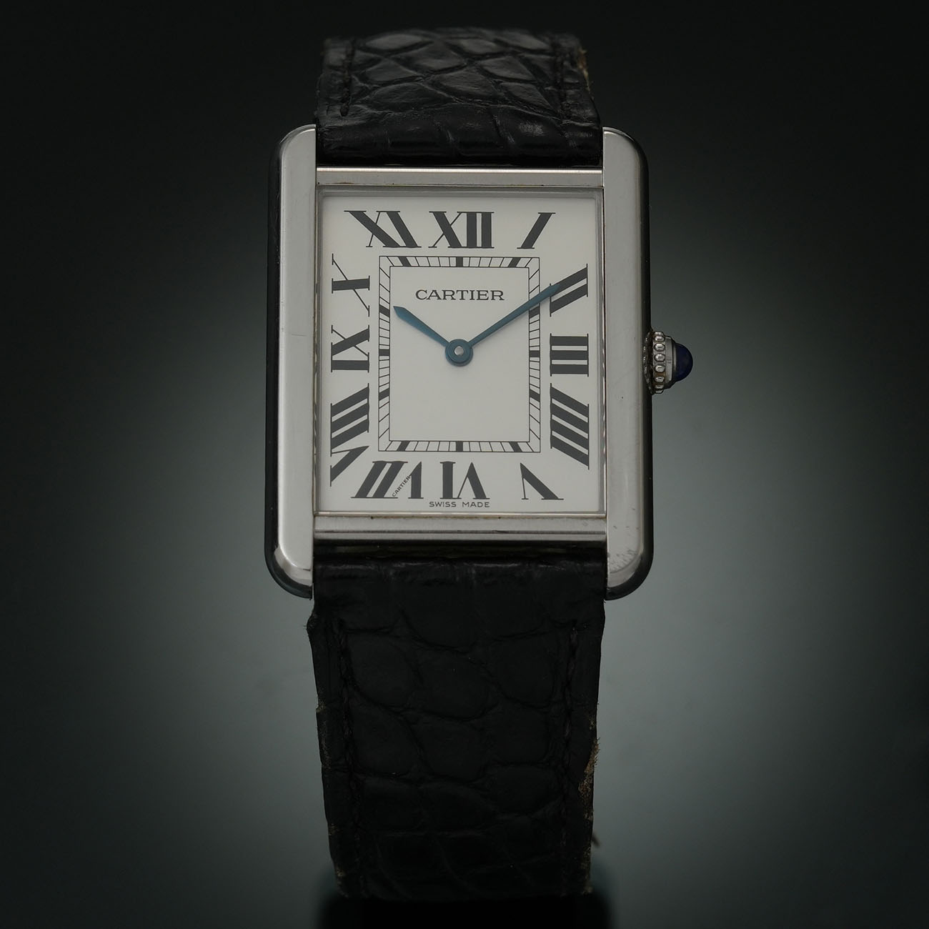 CARTIER(USED)까르띠에 탱크솔로 스틸 라지