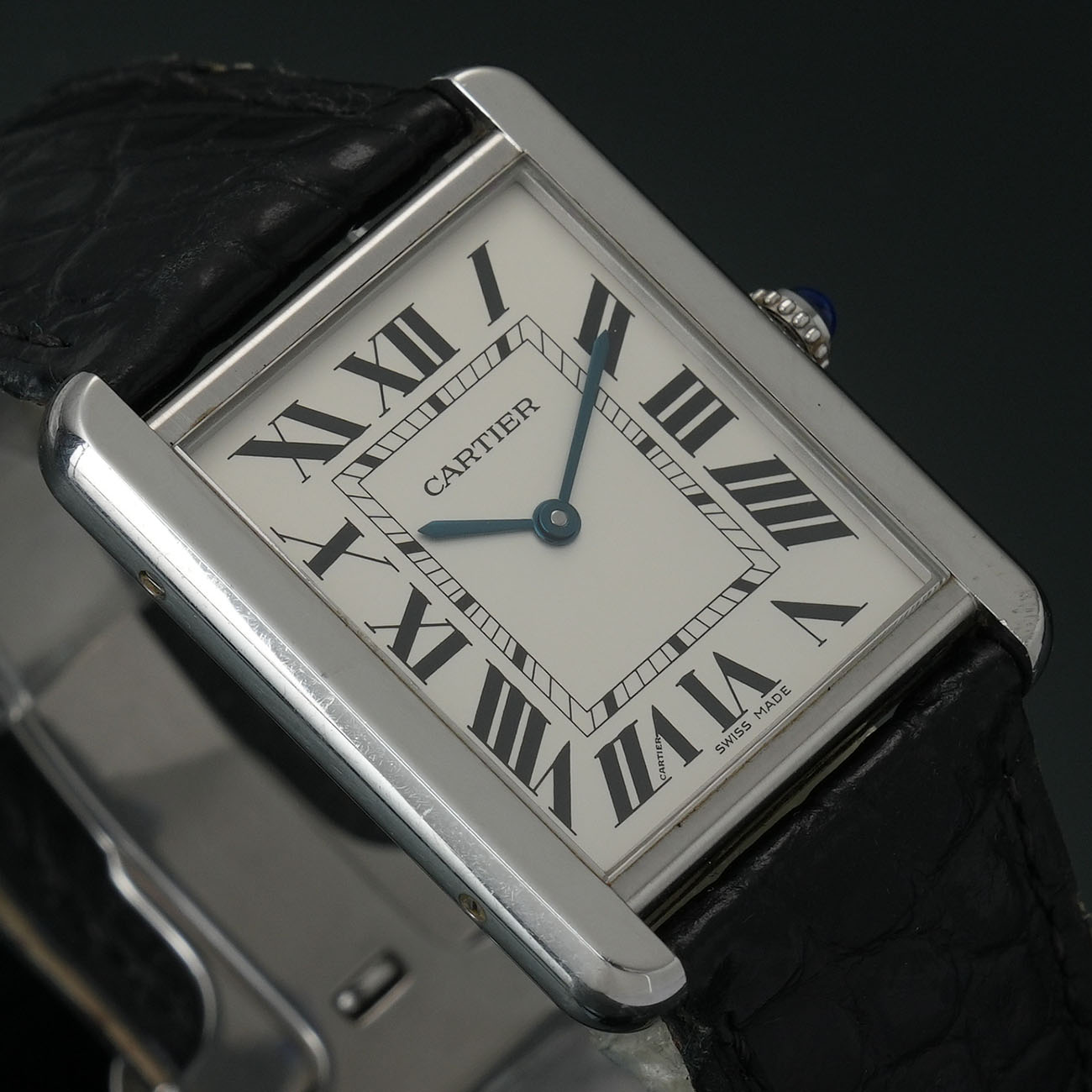 CARTIER(USED)까르띠에 탱크솔로 스틸 라지