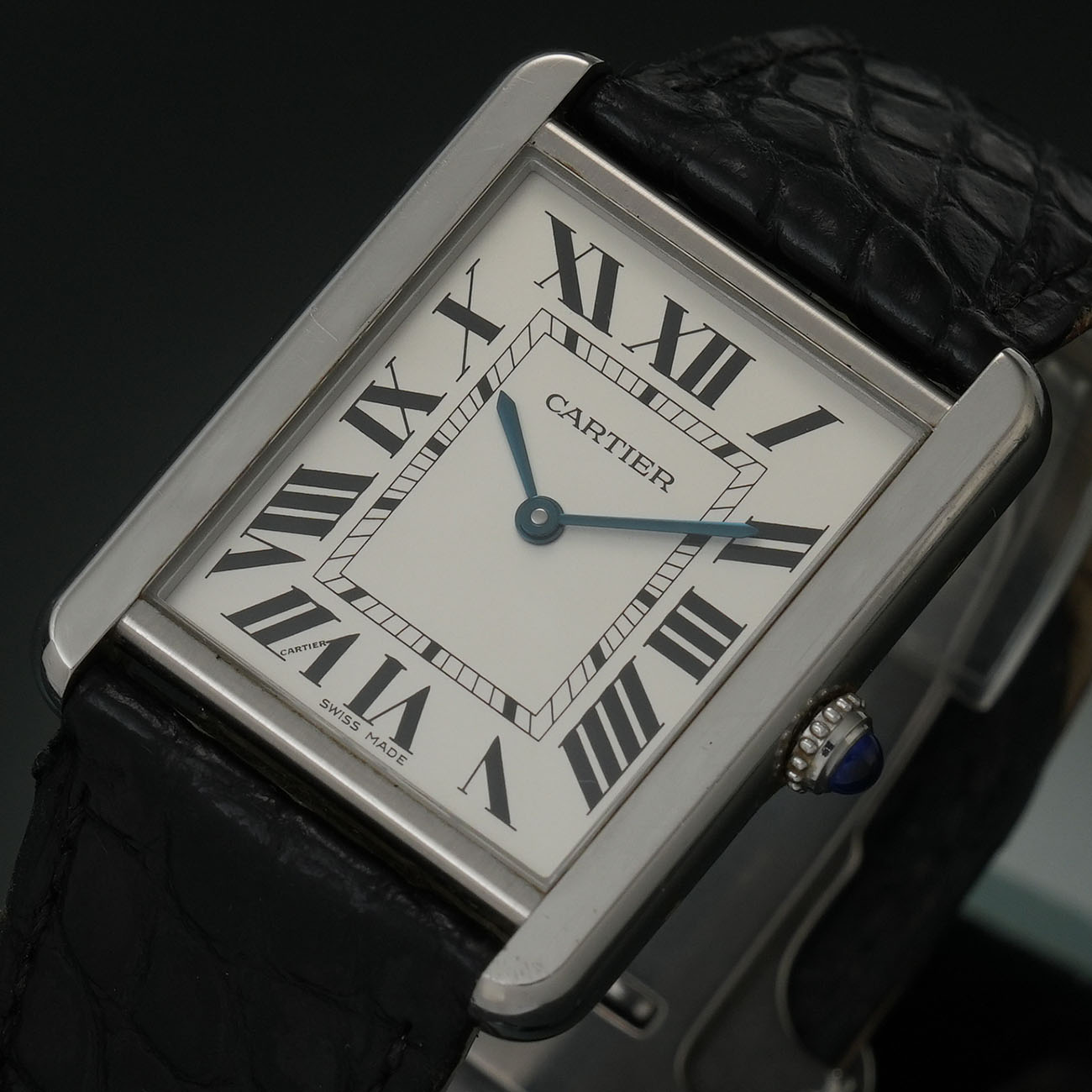 CARTIER(USED)까르띠에 탱크솔로 스틸 라지