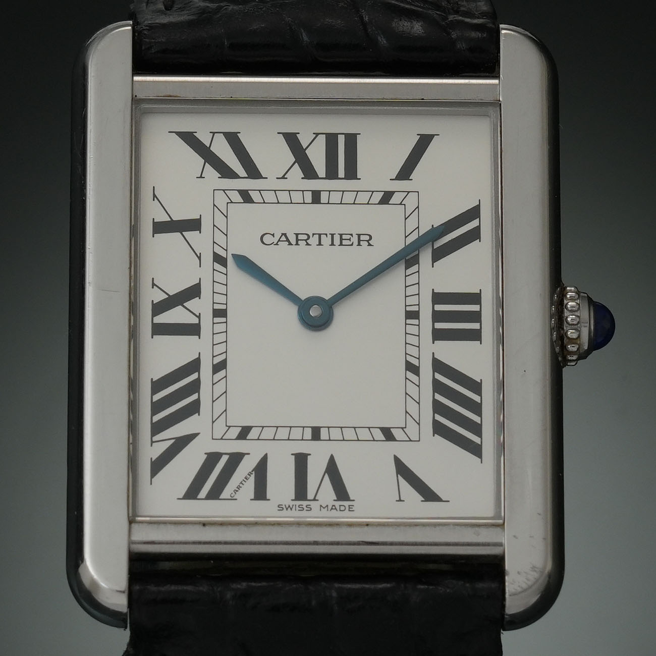 CARTIER(USED)까르띠에 탱크솔로 스틸 라지