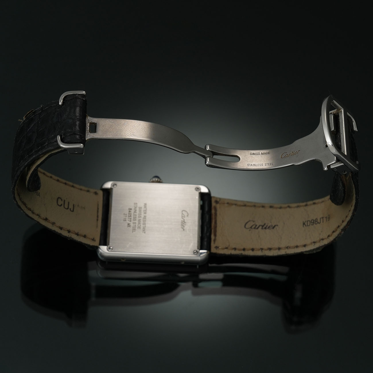 CARTIER(USED)까르띠에 탱크솔로 스틸 라지