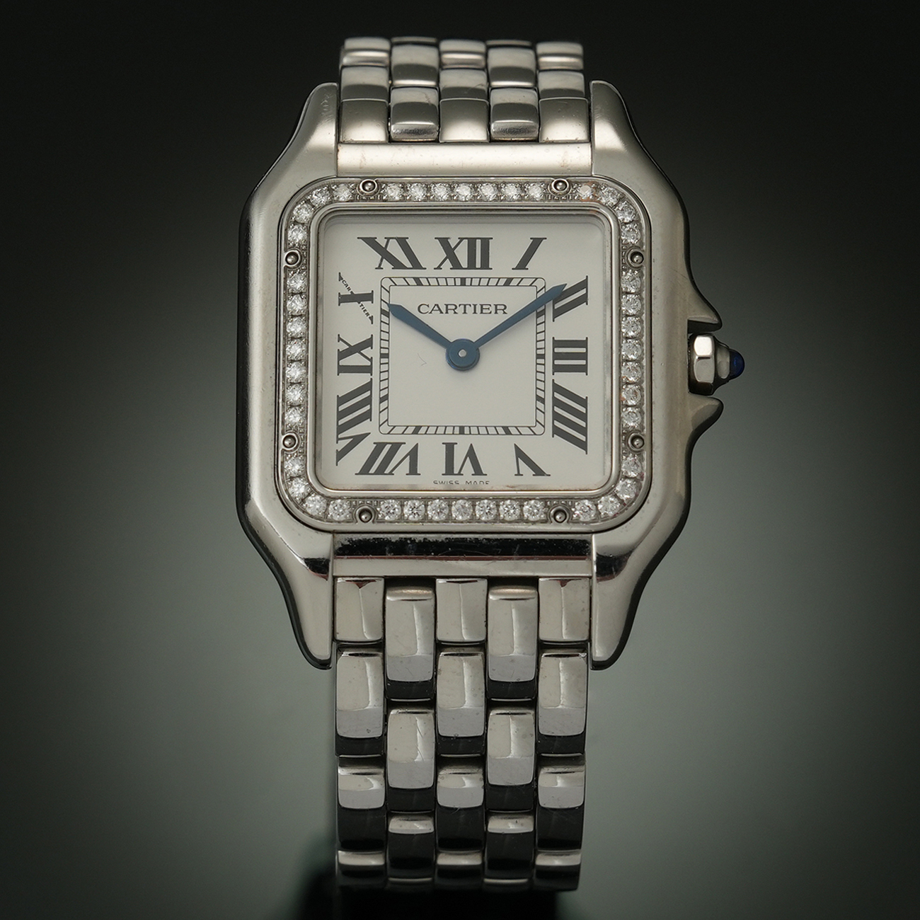 CARTIER(USED)까르띠에 팬더 스틸 미듐 W4PN0008