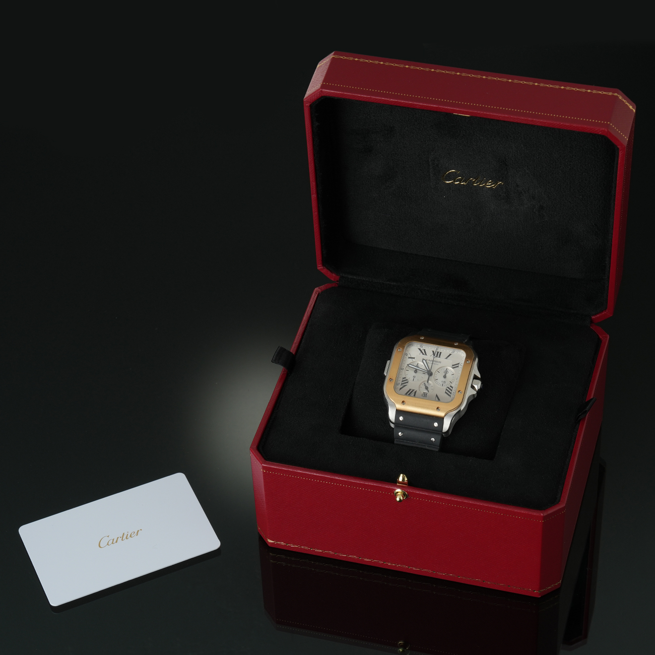 CARTIER(USED)까르띠에 산토스 크로노 XL W2SA0008