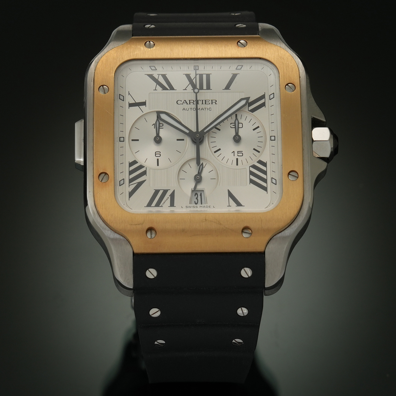 CARTIER(USED)까르띠에 산토스 크로노 XL W2SA0008
