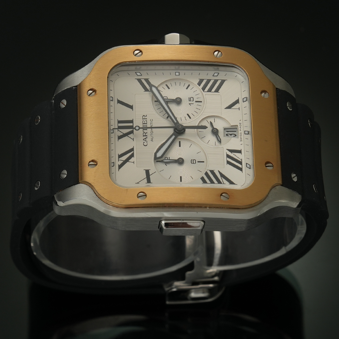 CARTIER(USED)까르띠에 산토스 크로노 XL W2SA0008