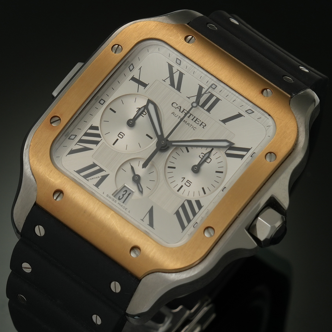 CARTIER(USED)까르띠에 산토스 크로노 XL W2SA0008