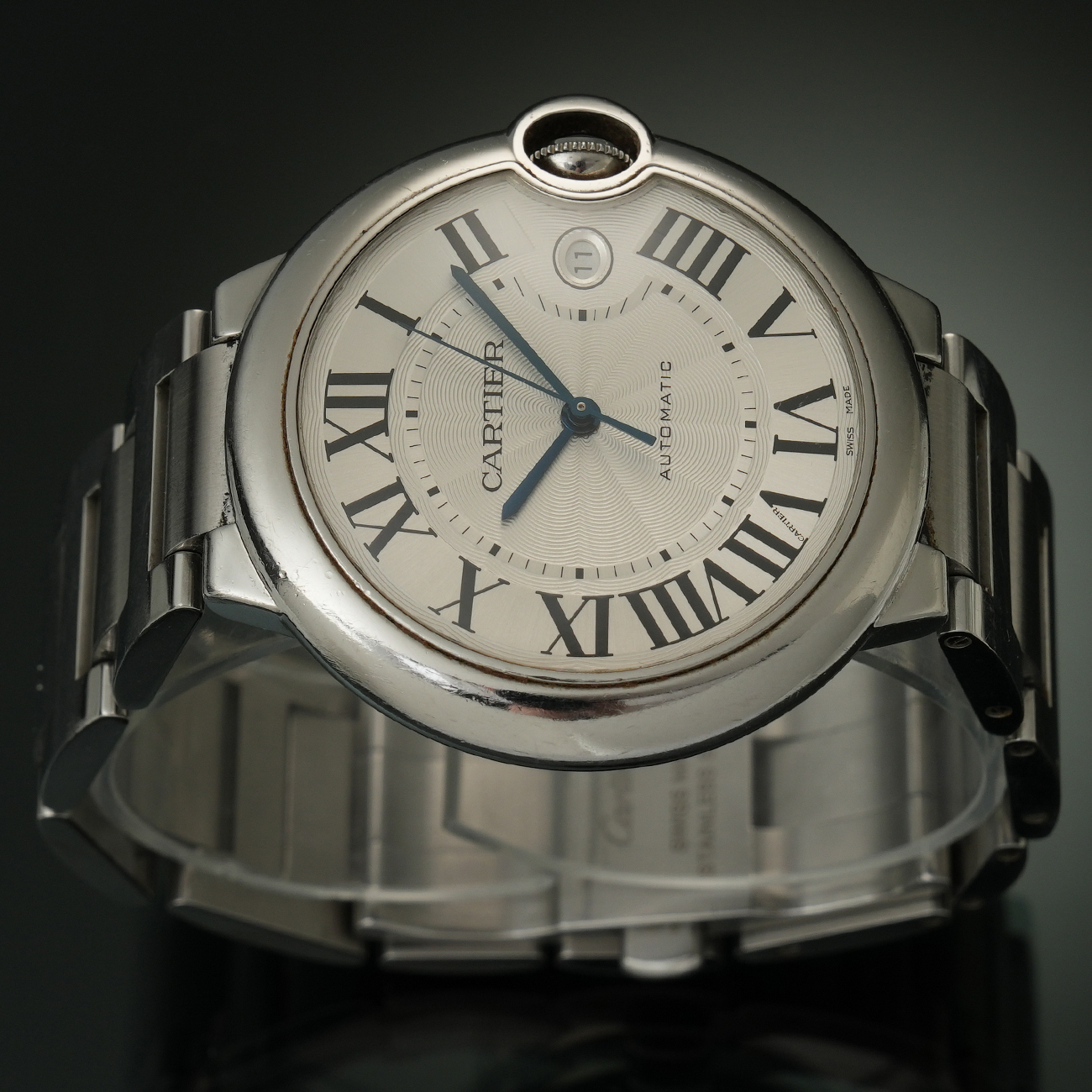 CARTIER(USED)까르띠에 발롱블루 42 스틸 오토