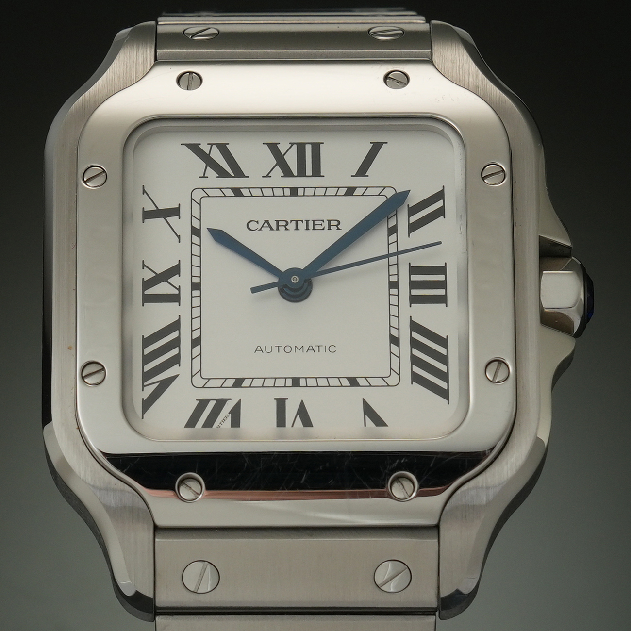 CARTIER(USED)까르띠에 산토스 스틸 미듐 WSSA0029