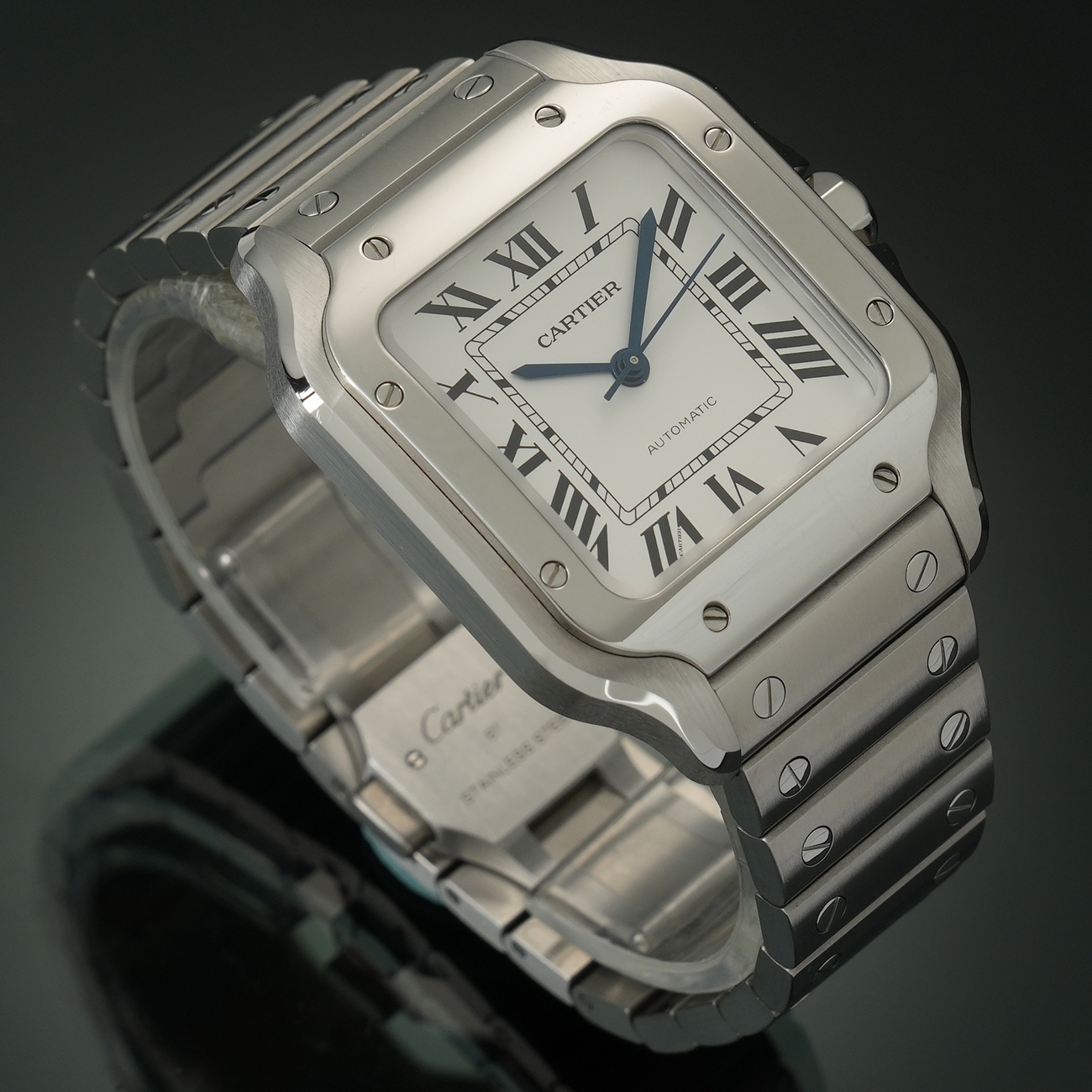 CARTIER(USED)까르띠에 산토스 스틸 미듐 WSSA0029