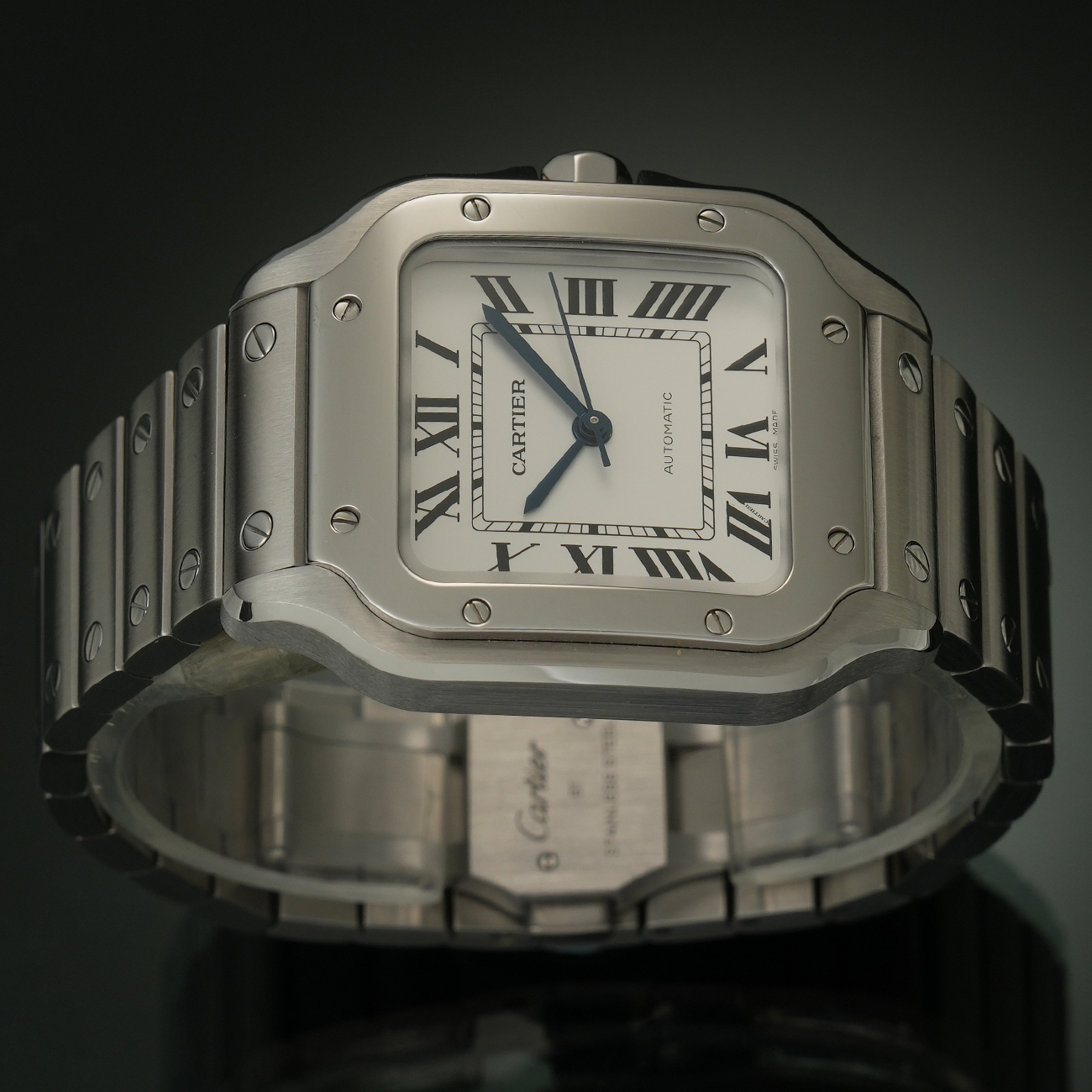 CARTIER(USED)까르띠에 산토스 스틸 미듐 WSSA0029