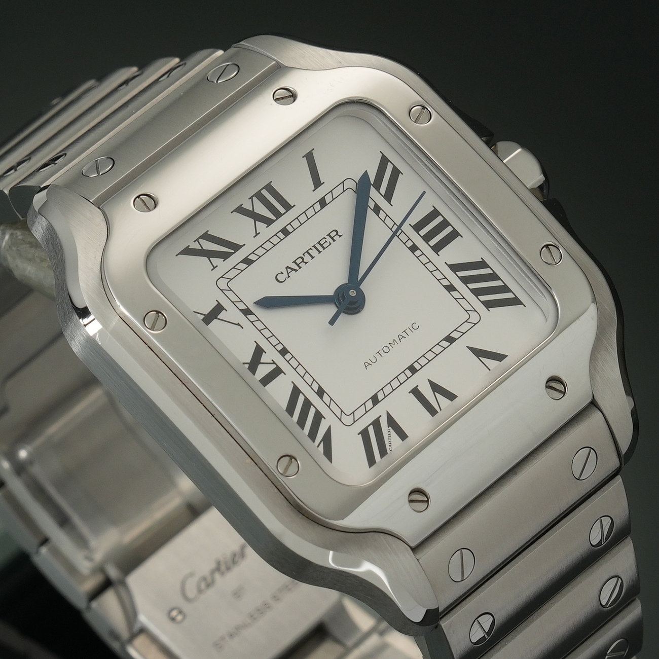 CARTIER(USED)까르띠에 산토스 스틸 미듐 WSSA0029