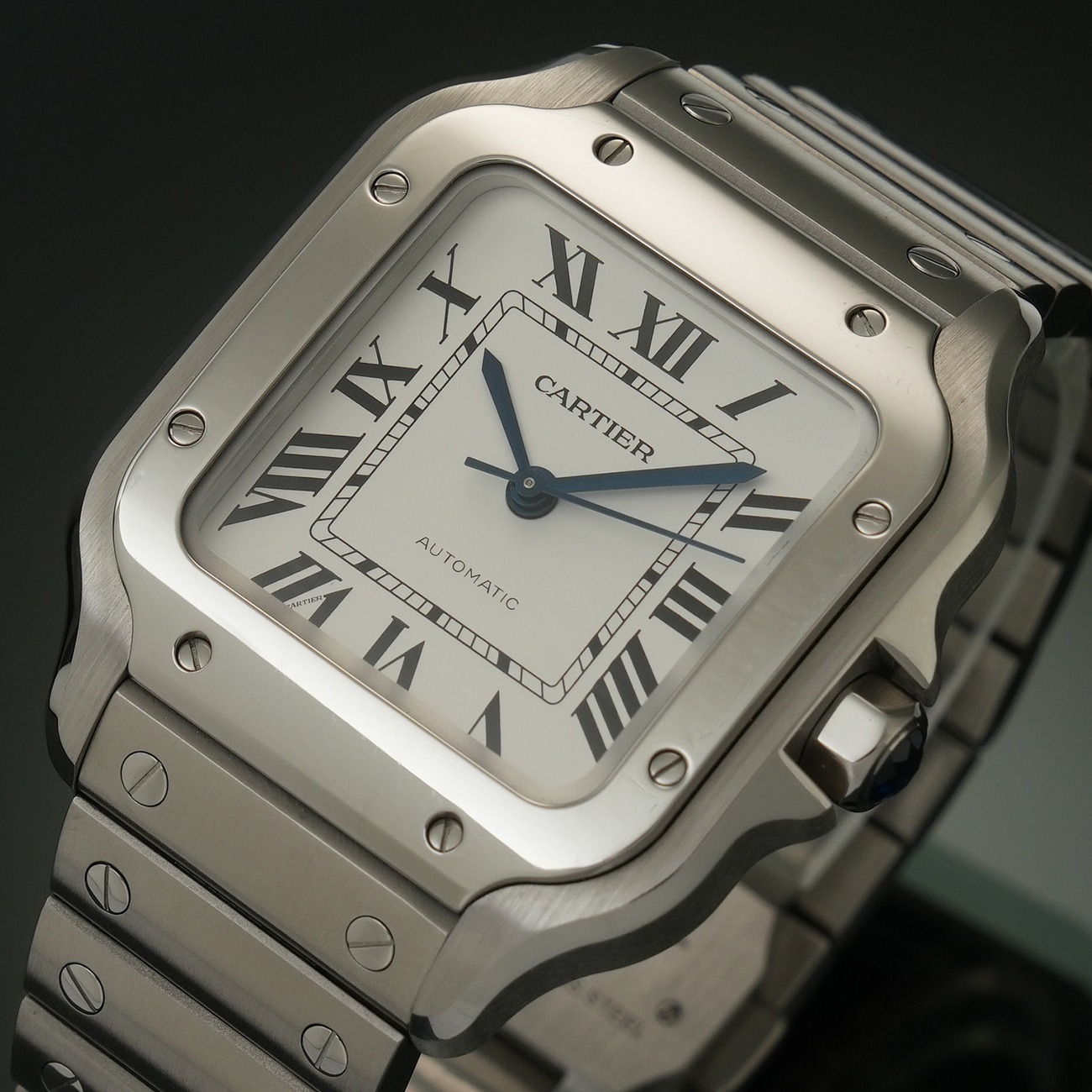 CARTIER(USED)까르띠에 산토스 스틸 미듐 WSSA0029