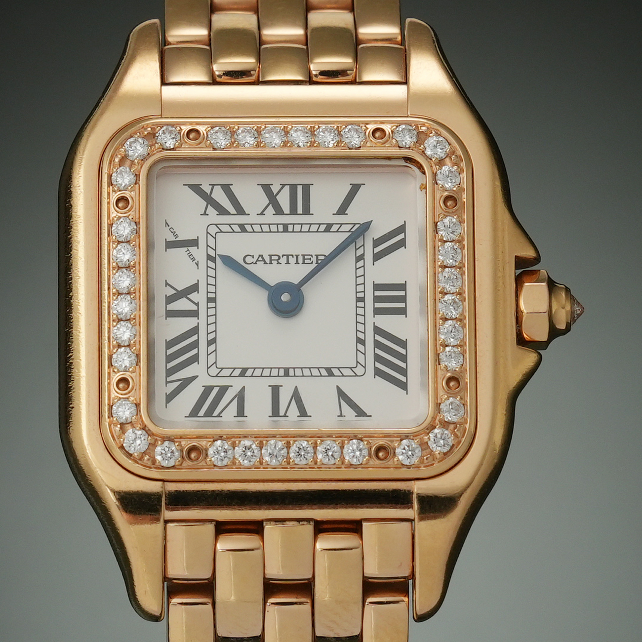 CARTIER(USED)까르띠에 팬더 드 까르띠에 스몰 금통 다이아베젤 WJPN0008