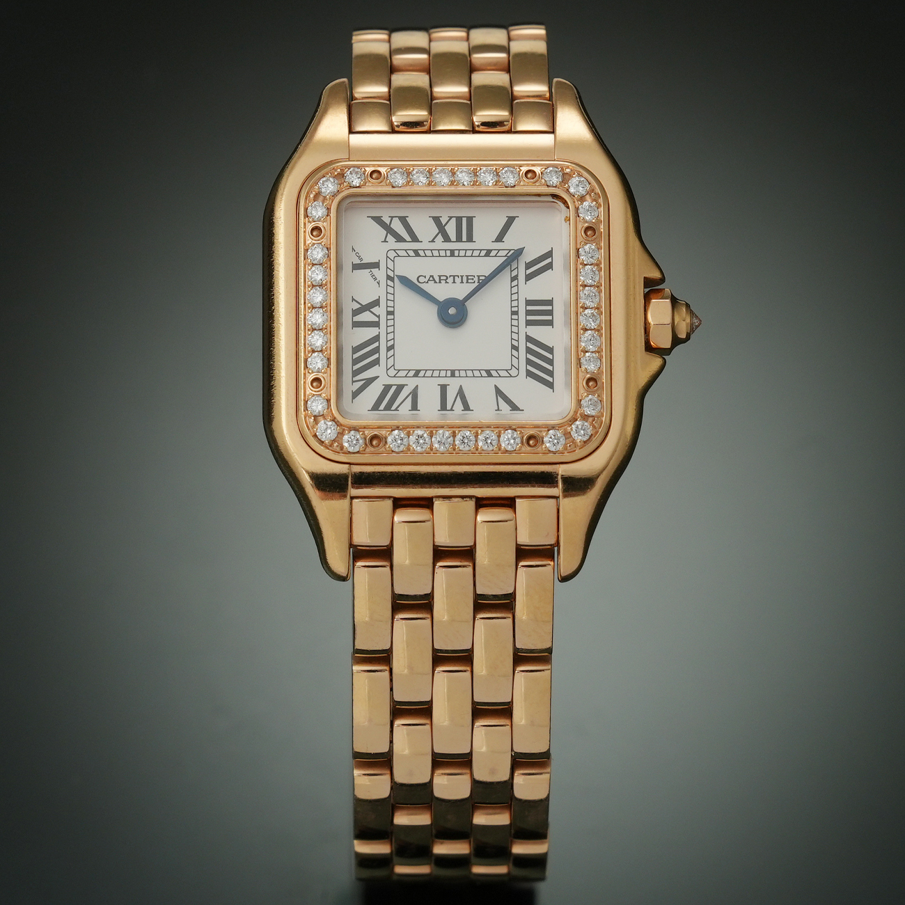 CARTIER(USED)까르띠에 팬더 드 까르띠에 스몰 금통 다이아베젤 WJPN0008