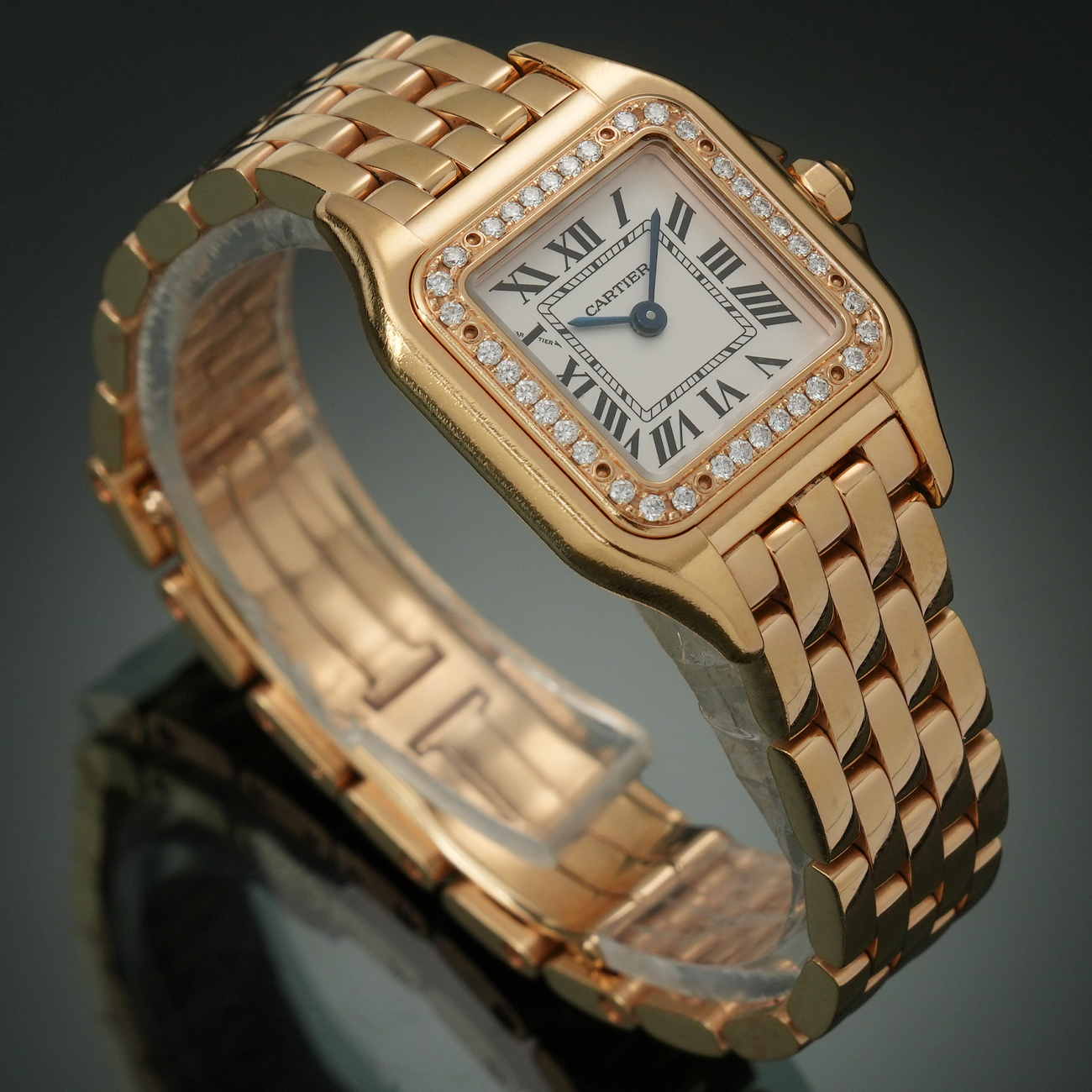 CARTIER(USED)까르띠에 팬더 드 까르띠에 스몰 금통 다이아베젤 WJPN0008