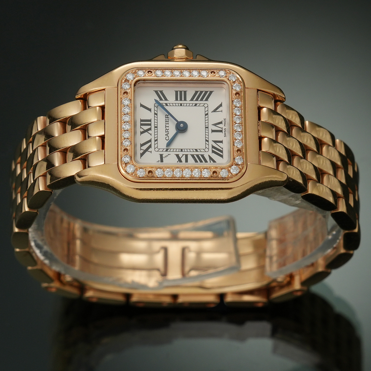 CARTIER(USED)까르띠에 팬더 드 까르띠에 스몰 금통 다이아베젤 WJPN0008