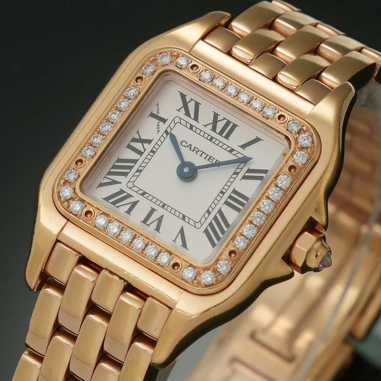 CARTIER(USED)까르띠에 팬더 드 까르띠에 스몰 금통 다이아베젤 WJPN0008