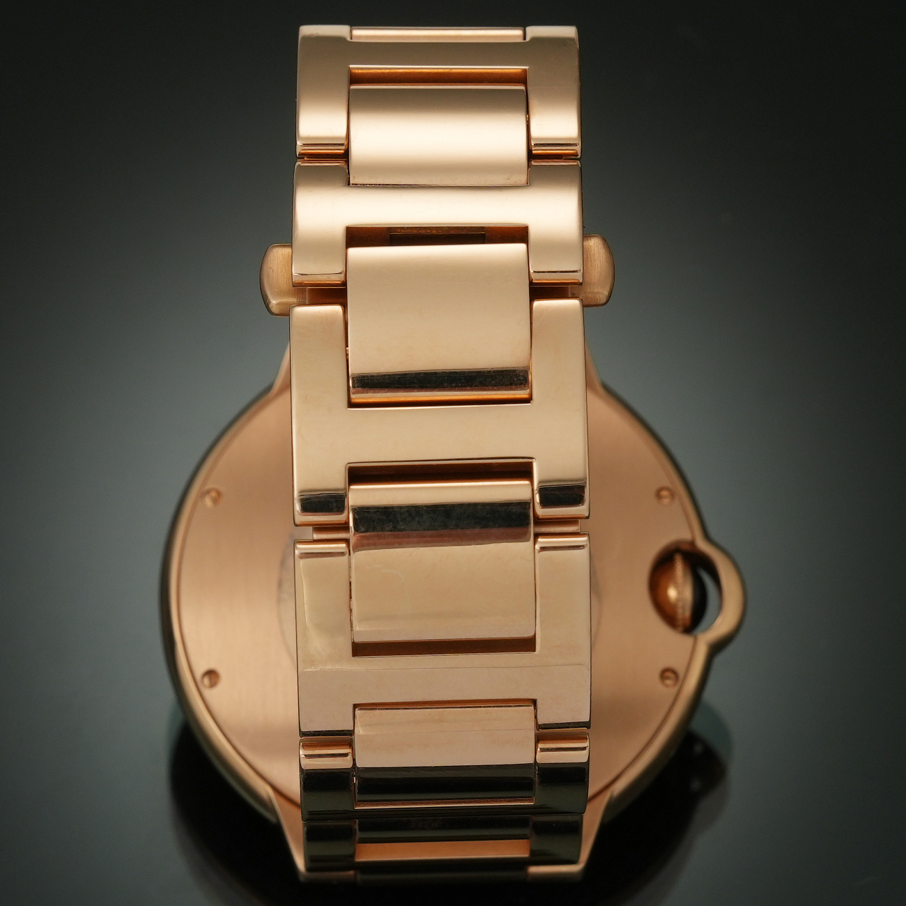 CARTIER(USED)까르띠에 발롱블루 42 금통 다이아베젤