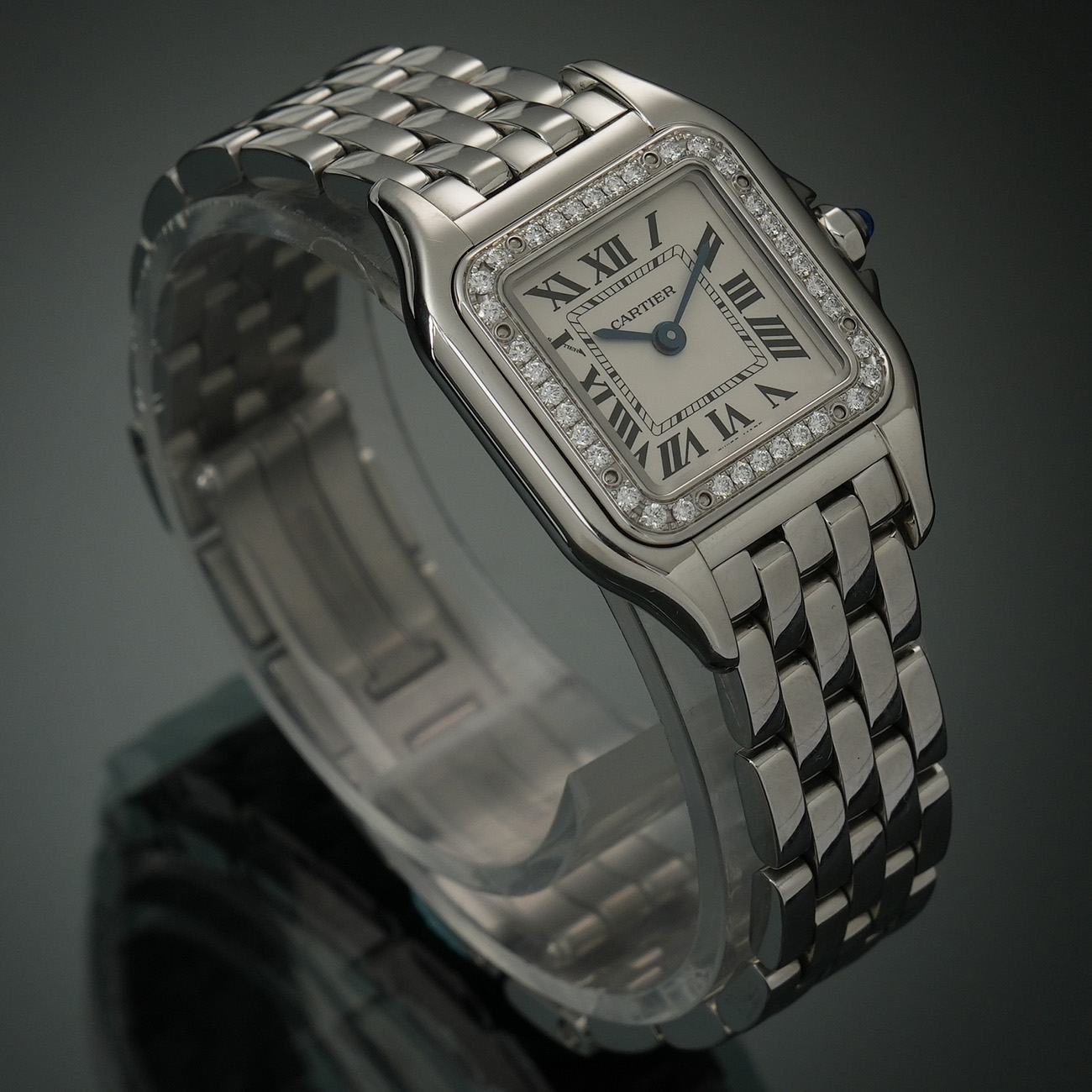 CARTIER(USED)까르띠에 팬더 드 까르띠에 스몰 다이아베젤 워치 W4PN0007