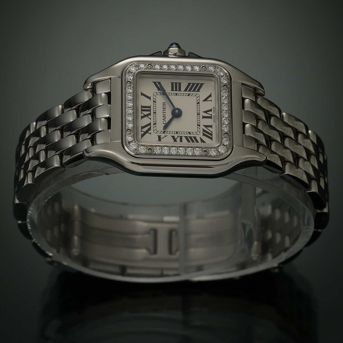 CARTIER(USED)까르띠에 팬더 드 까르띠에 스몰 다이아베젤 워치 W4PN0007